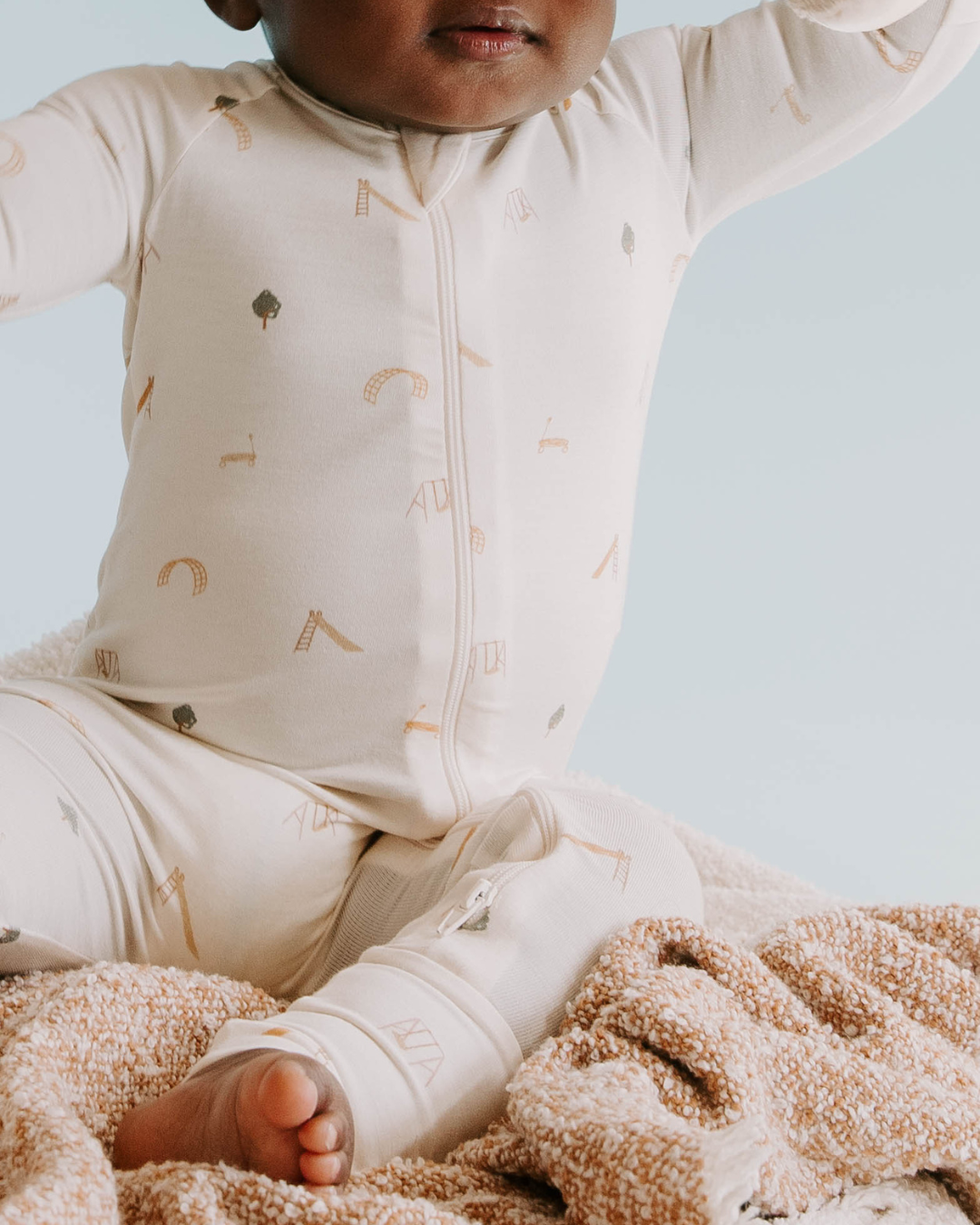 Tencel Lyocell Footy Pajamas