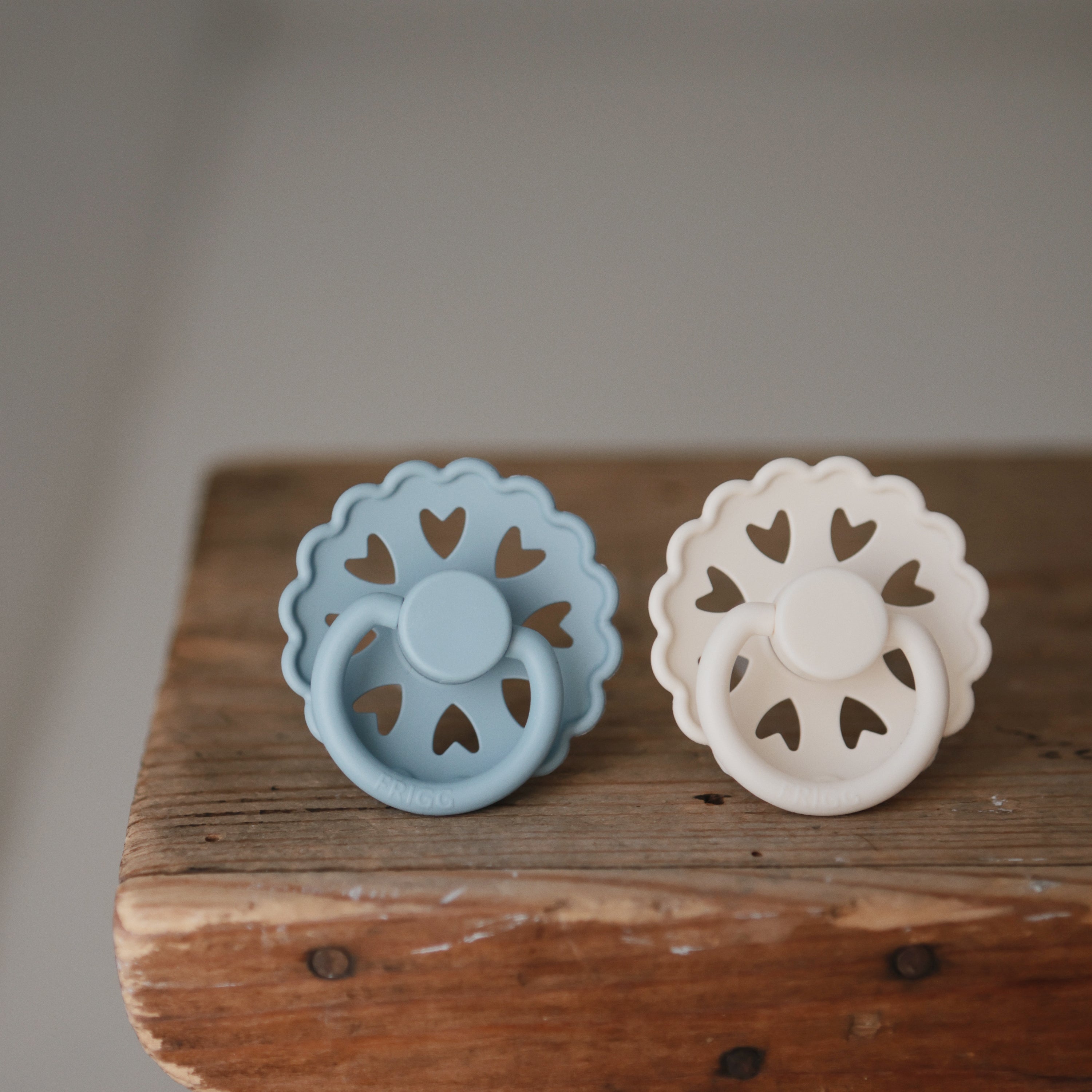 FRIGG Andersen Fairytale Silicone Pacifier 2 - Pack - Tenth & Pine - FRIGG PACIFIERS - 6 - 18 months - Stone Blue/Willow Gray