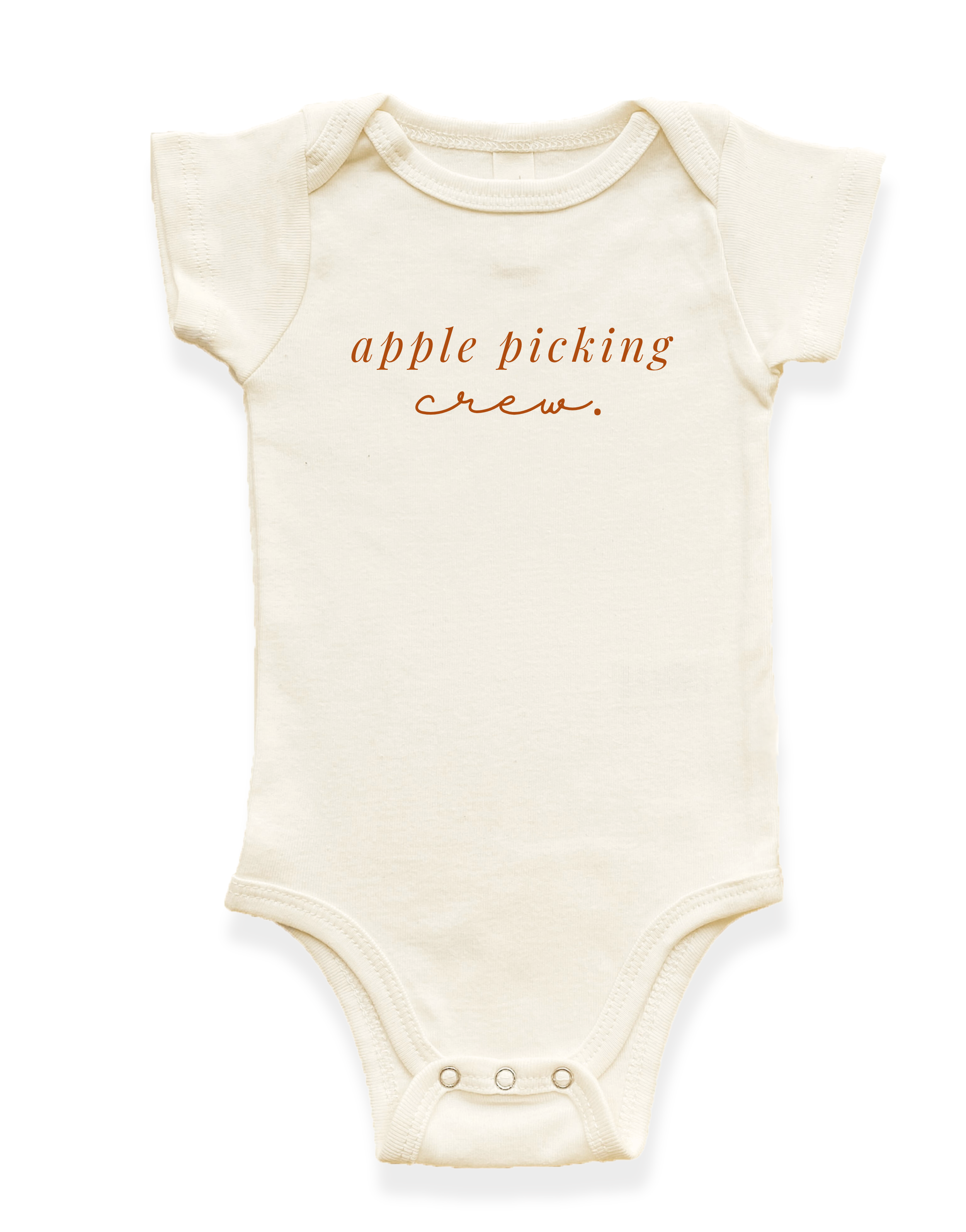 Apple Picking Crew Organic Baby Bodysuit
