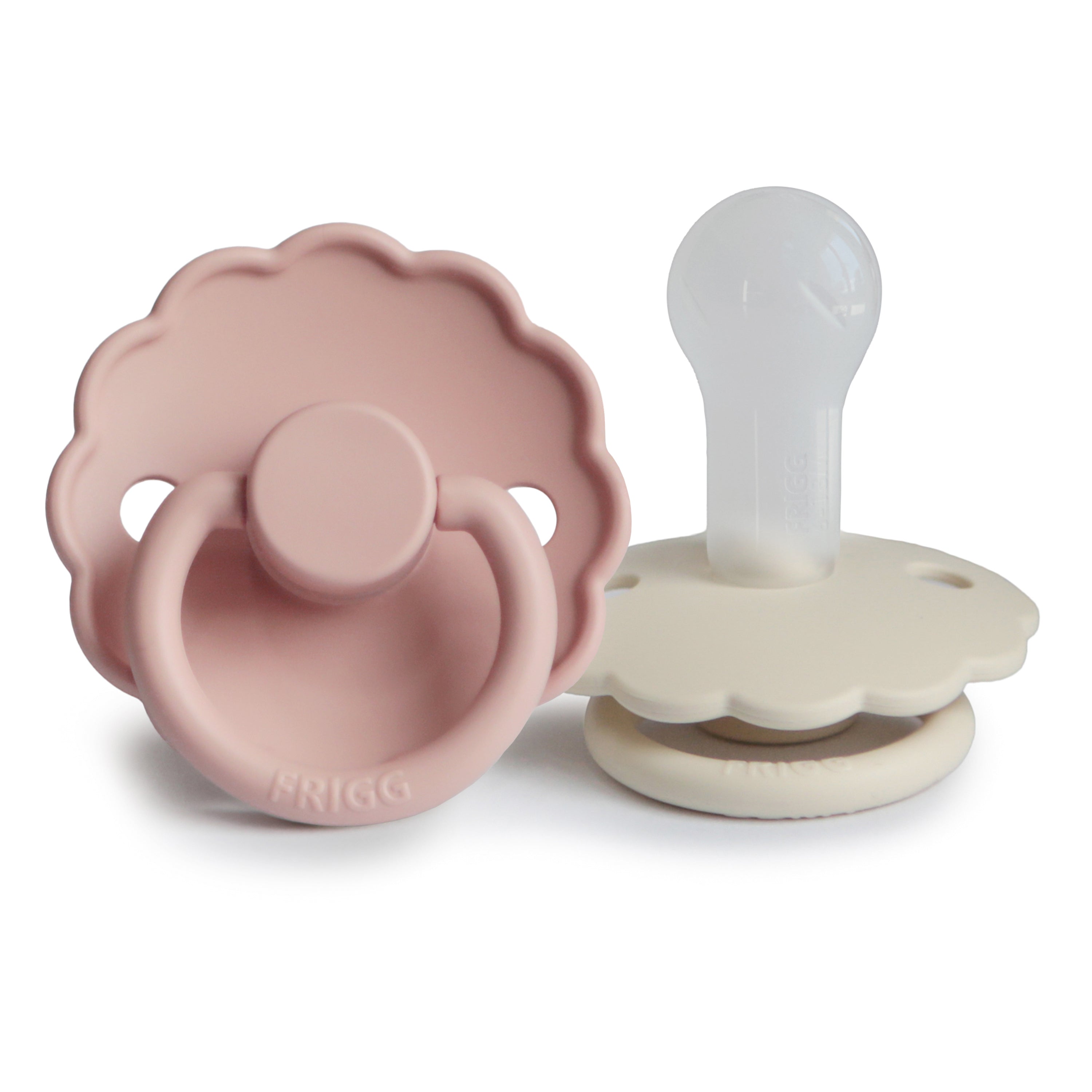 FRIGG Daisy Silicone Pacifier 2 - Pack - Tenth & Pine - FRIGG PACIFIERS - 6 - 18 months - Blush/Cream