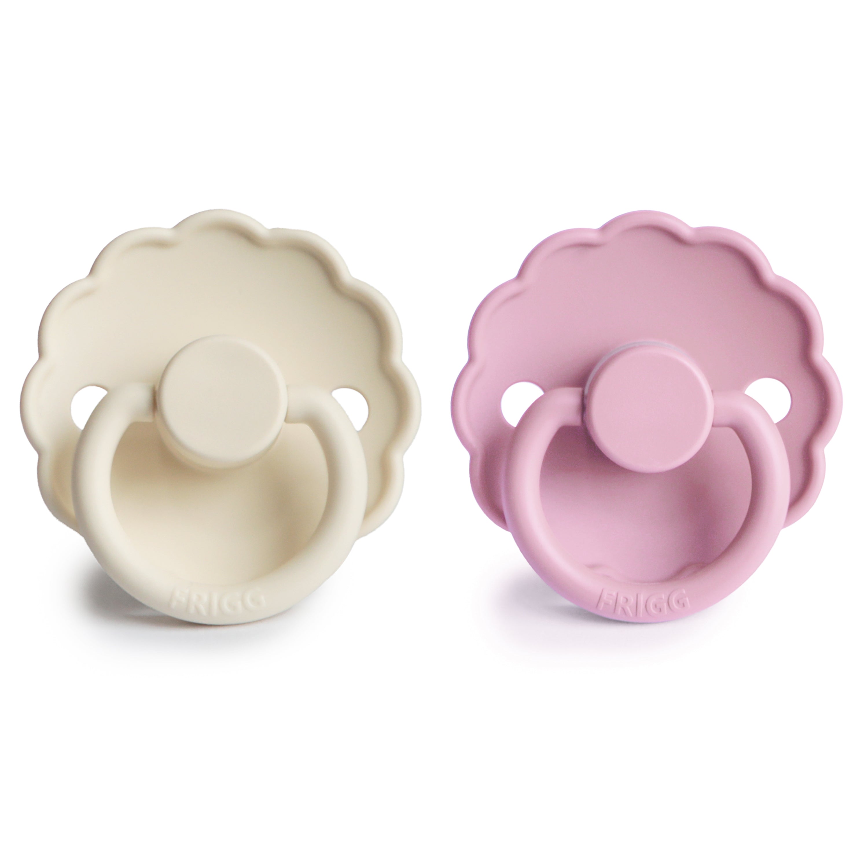 FRIGG Daisy Silicone Pacifier 2 - Pack - Tenth & Pine - FRIGG PACIFIERS - 6 - 18 months - Cream/Lupine