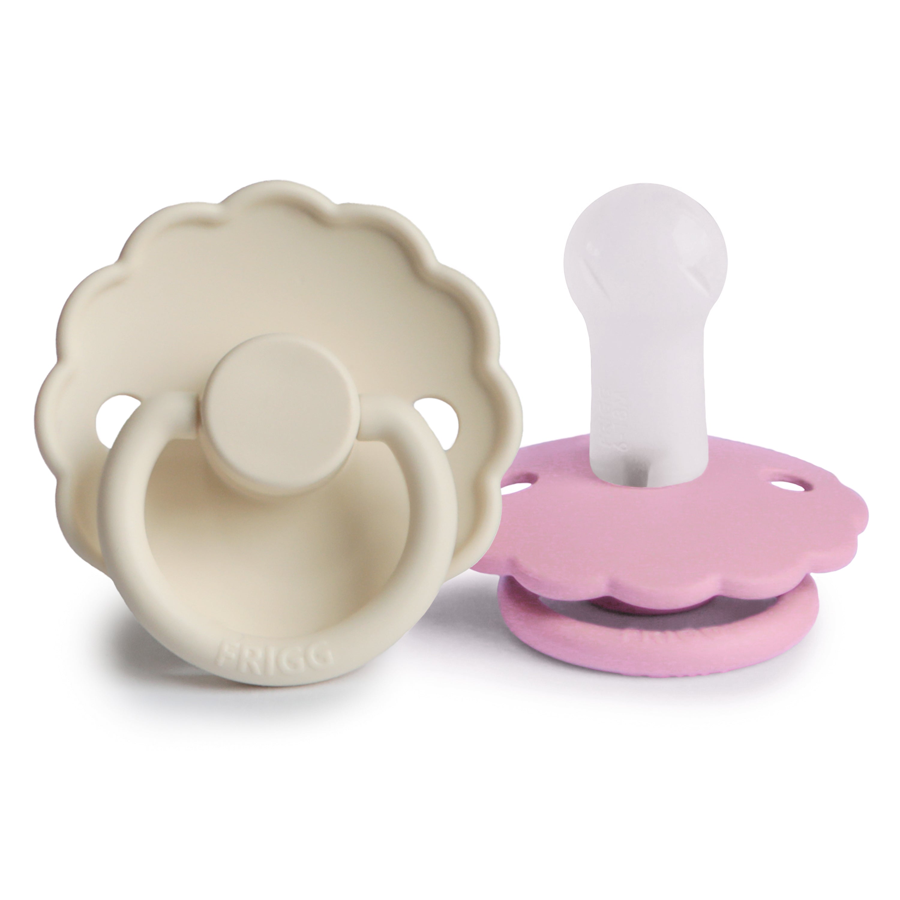 FRIGG Daisy Silicone Pacifier 2 - Pack - Tenth & Pine - FRIGG PACIFIERS - 6 - 18 months - Cream/Lupine