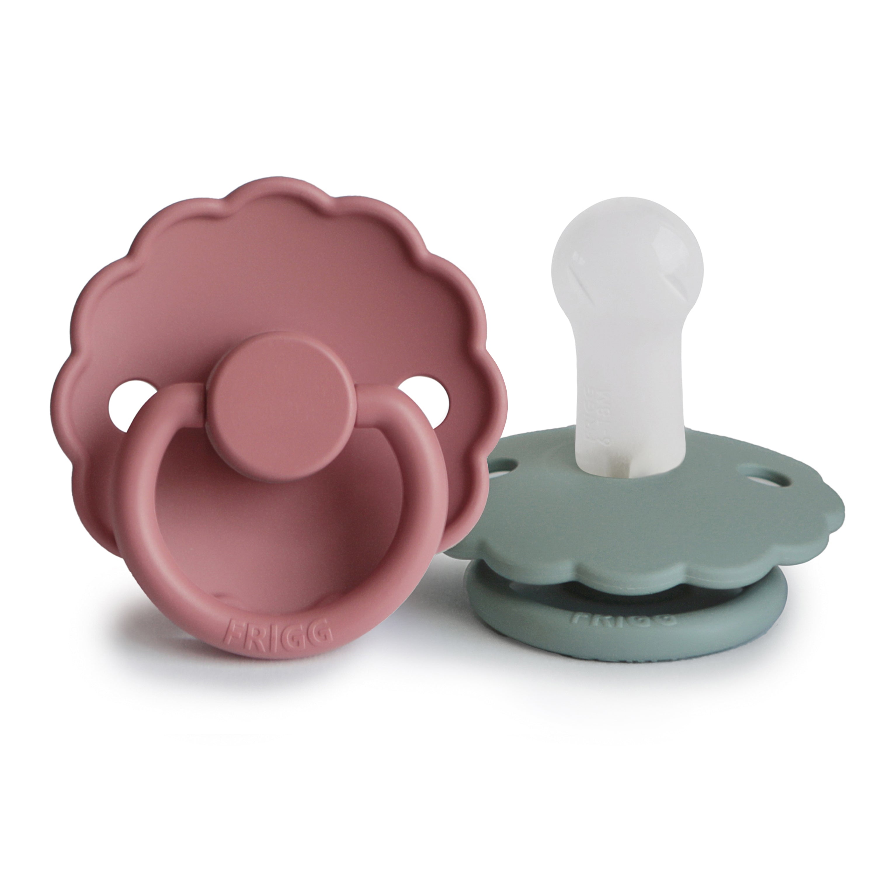 FRIGG Daisy Silicone Pacifier 2 - Pack - Tenth & Pine - FRIGG PACIFIERS - 6 - 18 months - Cedar/Lily Pad