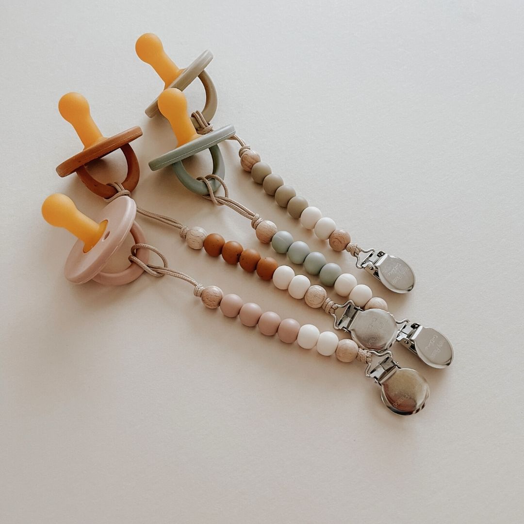 Modern Pacifier | Speckled Almond