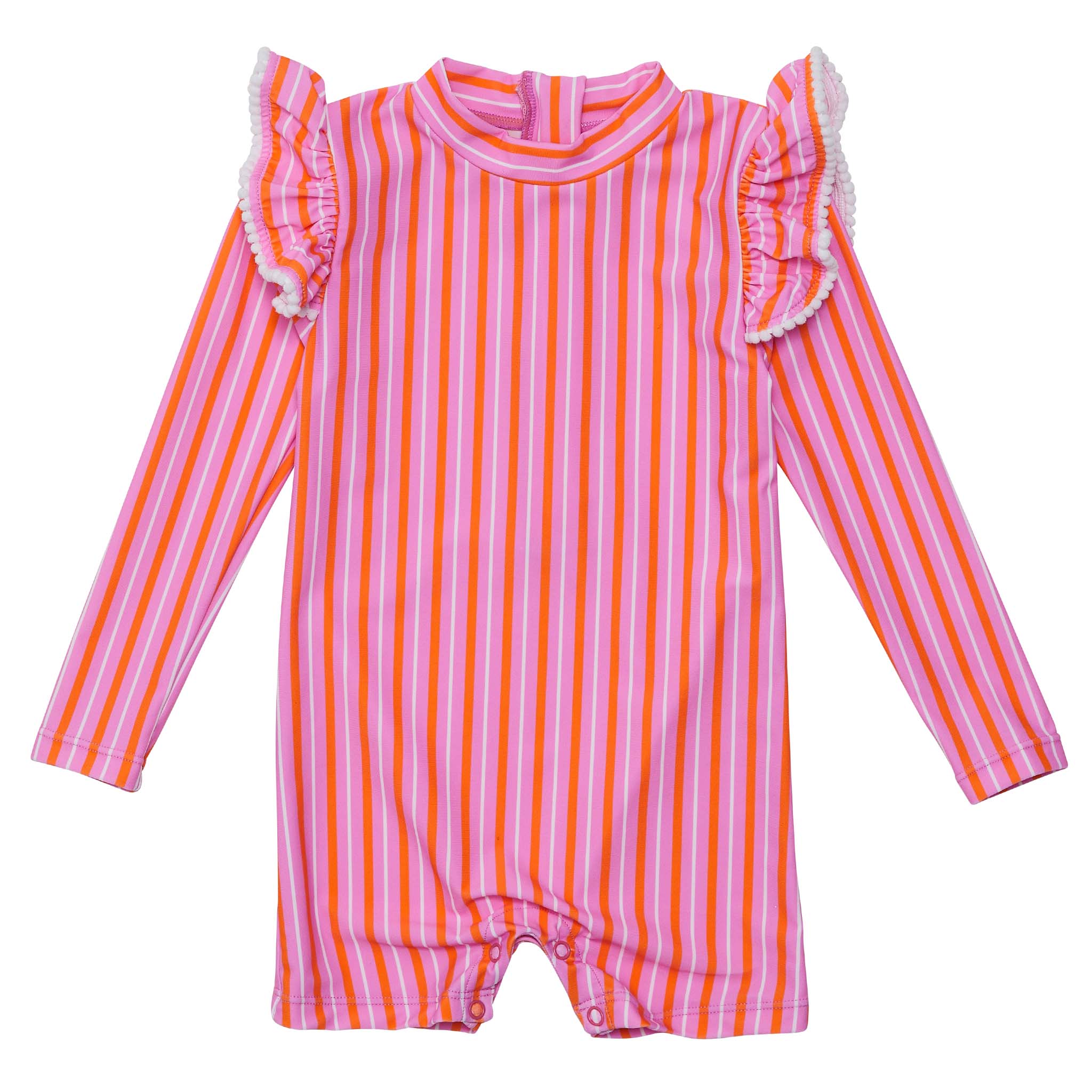 Stripy Sunset Sustainable LS Sunsuit