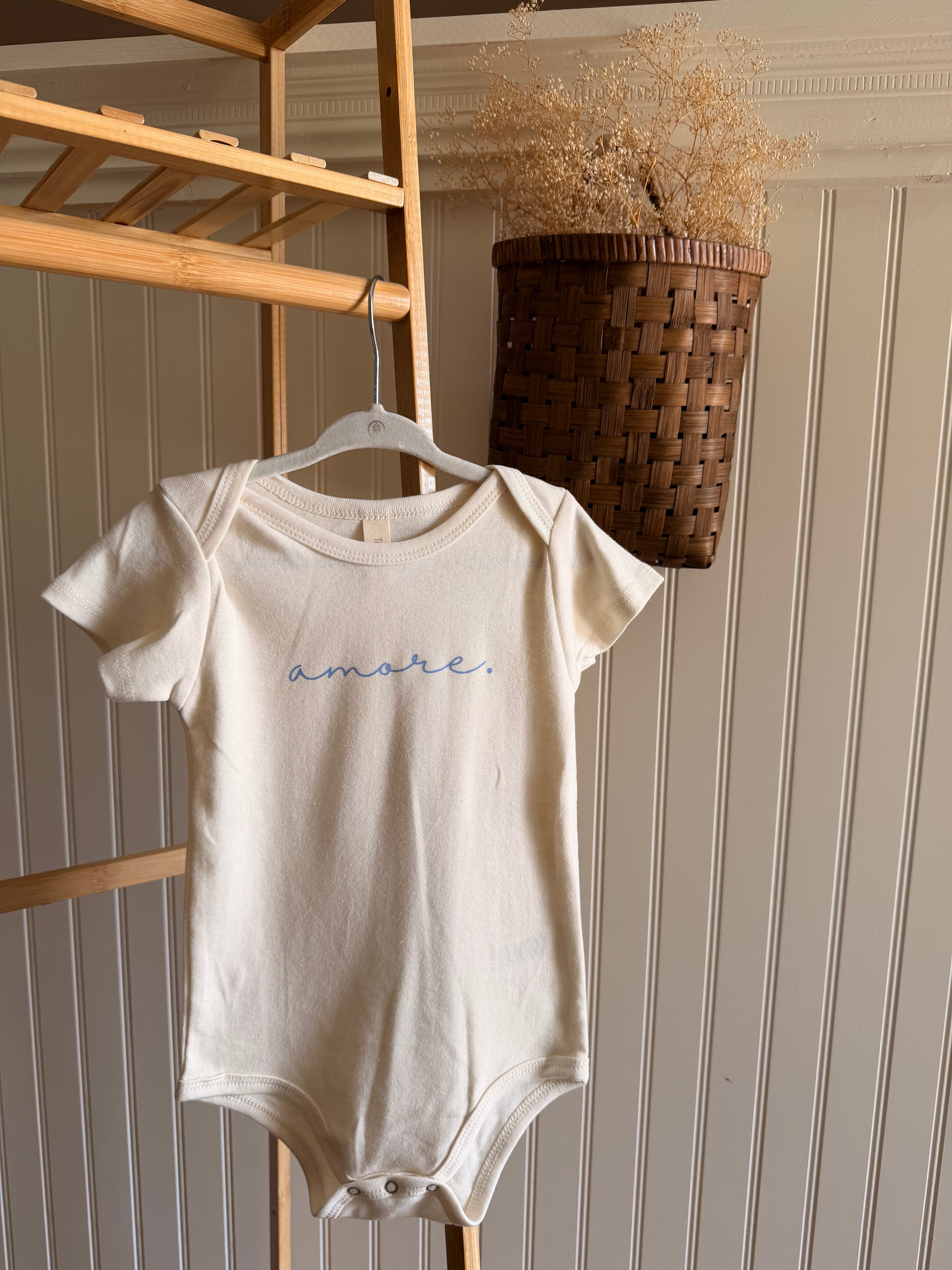 Amore Organic Cotton Baby Bodysuit