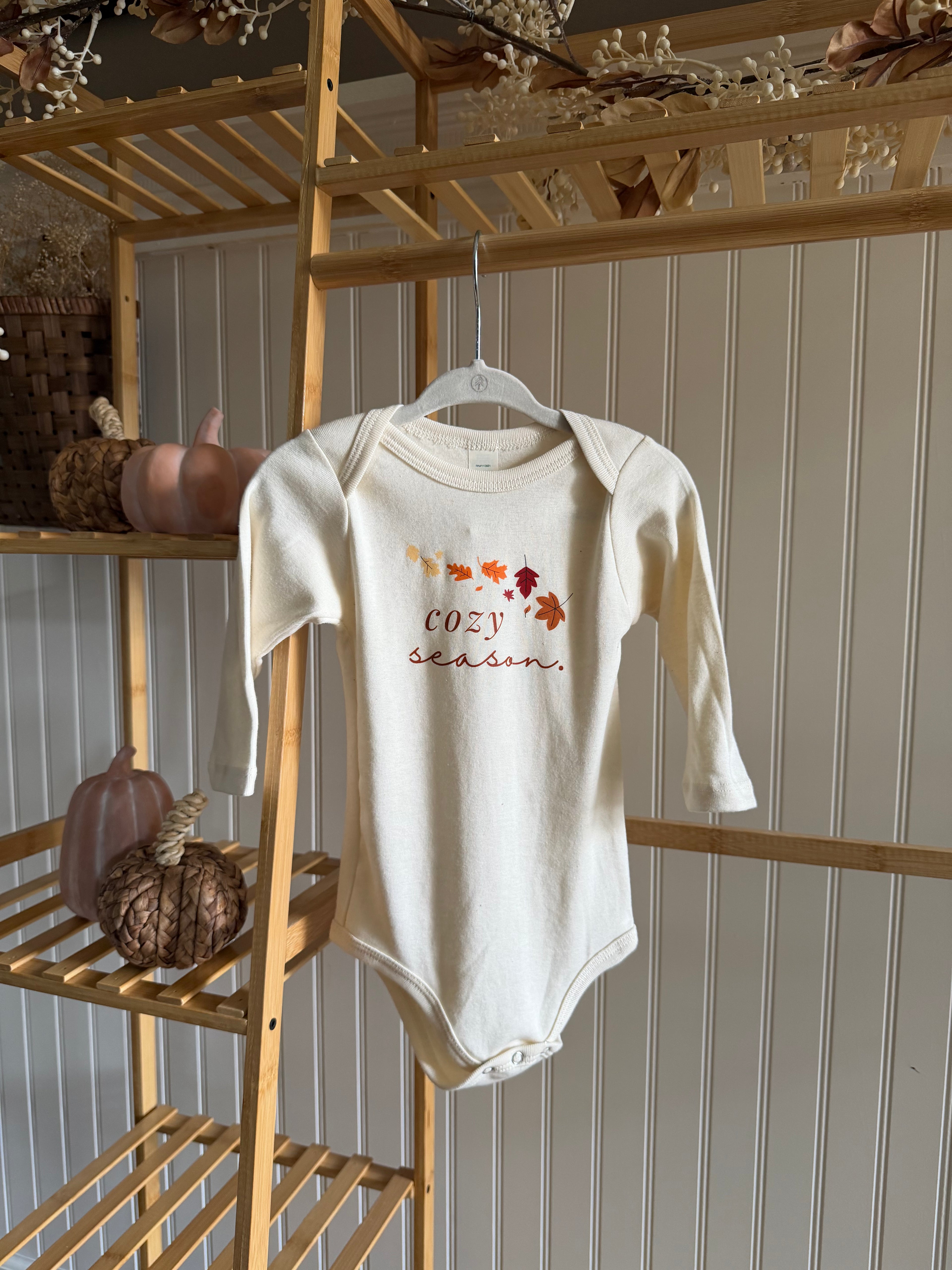 Cozy Season Organic Bodysuit Long Sleeve