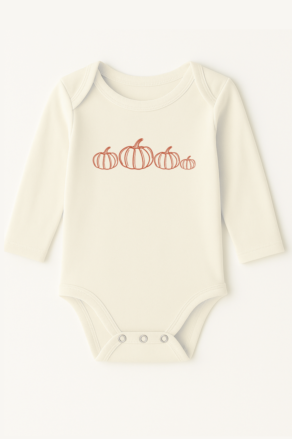 Pumpkin Patch Rust Organic Cotton Baby Bodysuit Long Sleeve