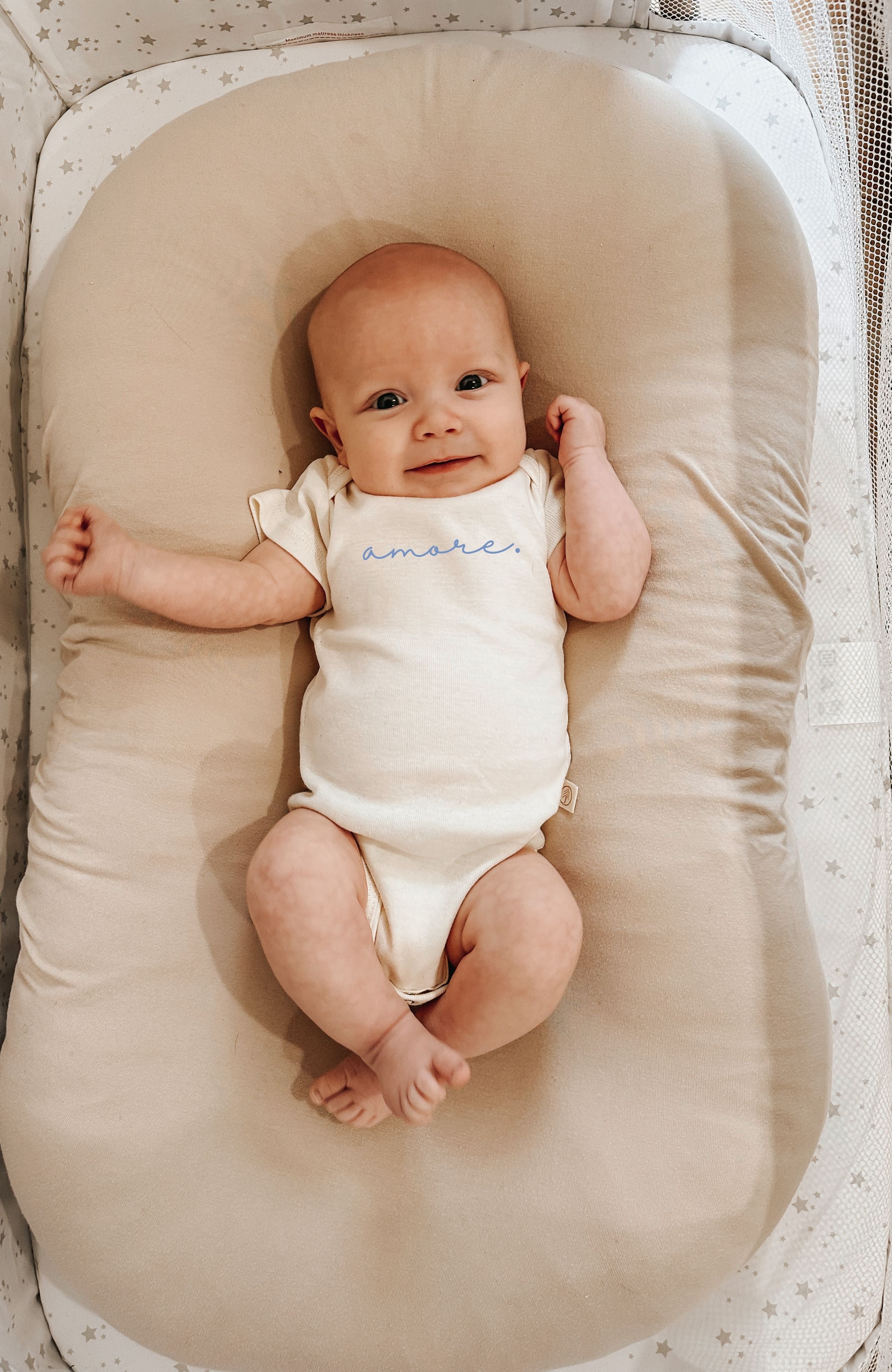 Amore Organic Cotton Baby Bodysuit