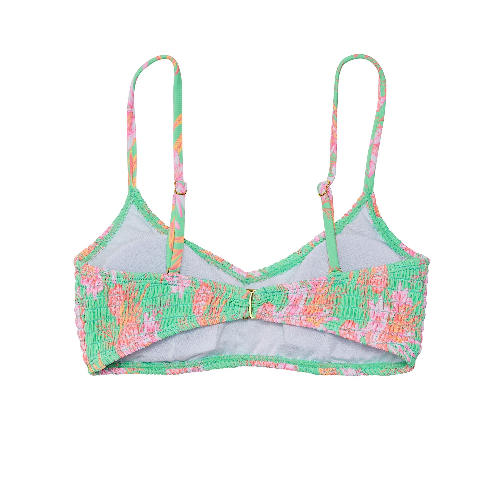 Womens Coastal Shells Sustainable Bikini Top