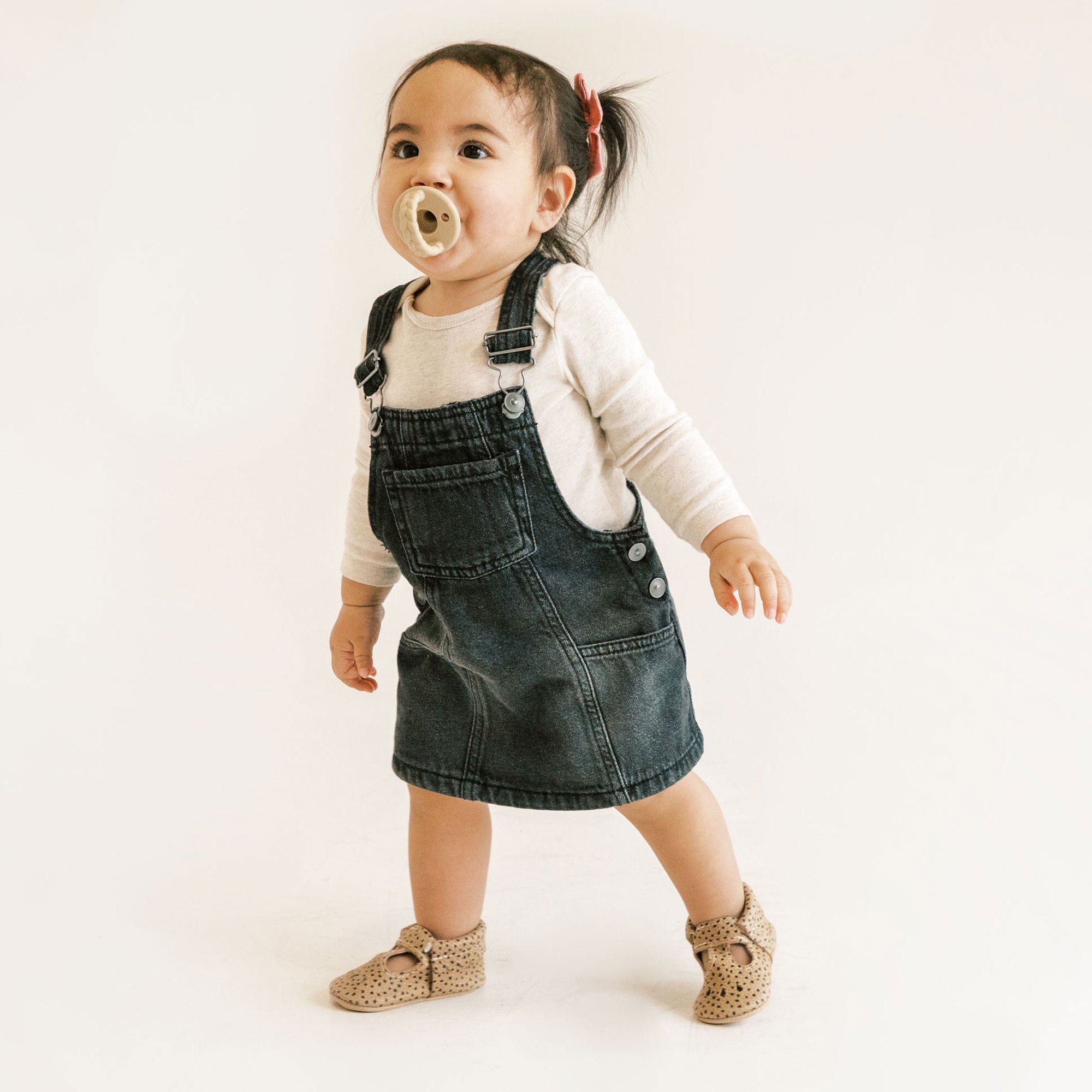 Almond Speckles Mary Jane Baby Shoe - Tenth & Pine - Mary Jane - Soft Sole - 1