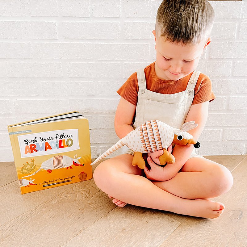 Armadillo Book and Stuffed Animal Set - Tenth & Pine -