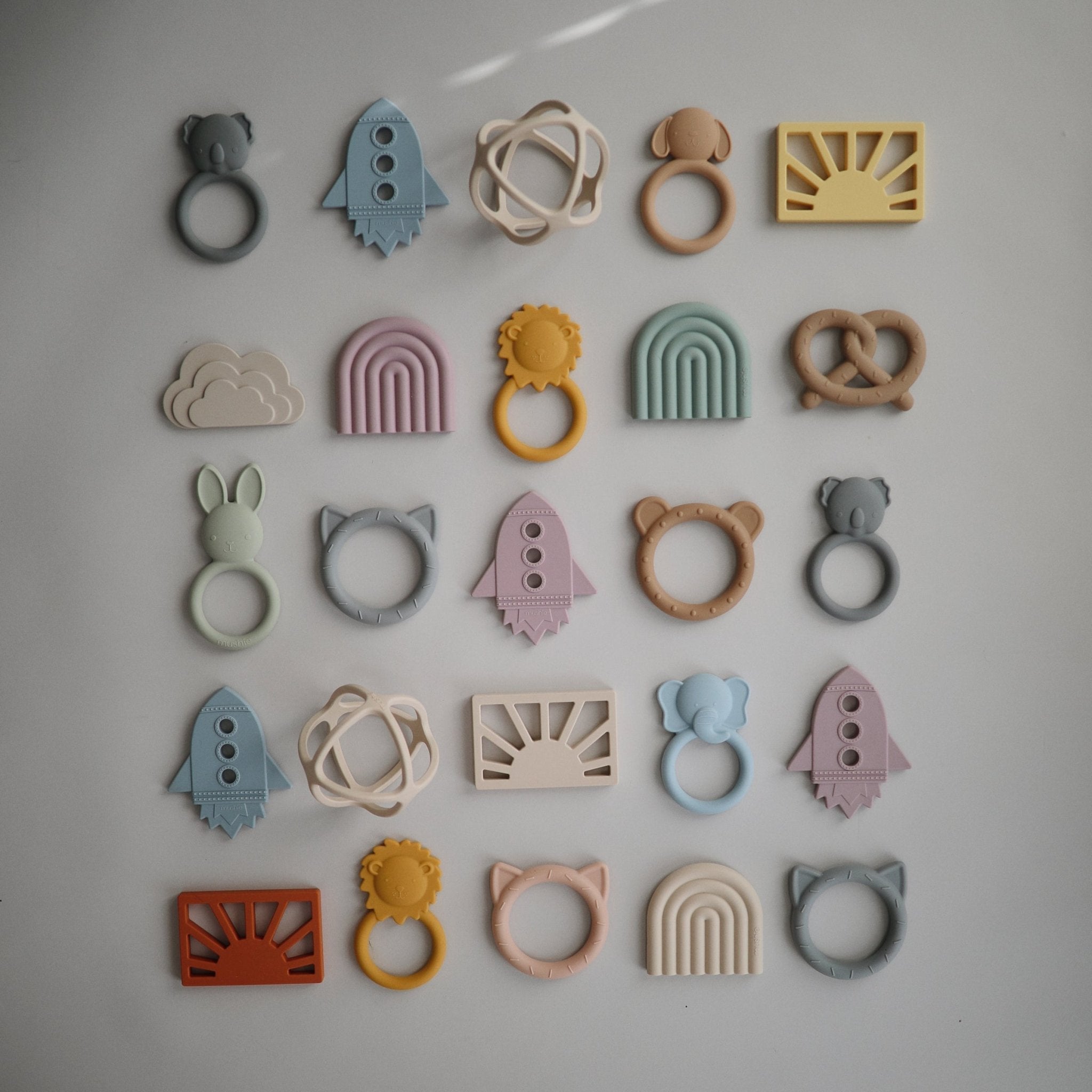 Ball Teether - Tenth & Pine - teether - Dove Gray