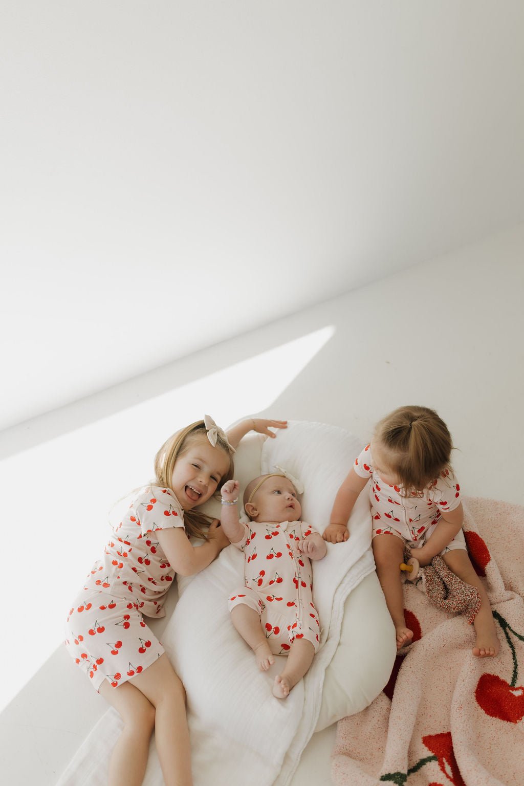 Bamboo Short Set | Cherry Orchard - Tenth & Pine - Short Set - 2/3 Years - forever french baby