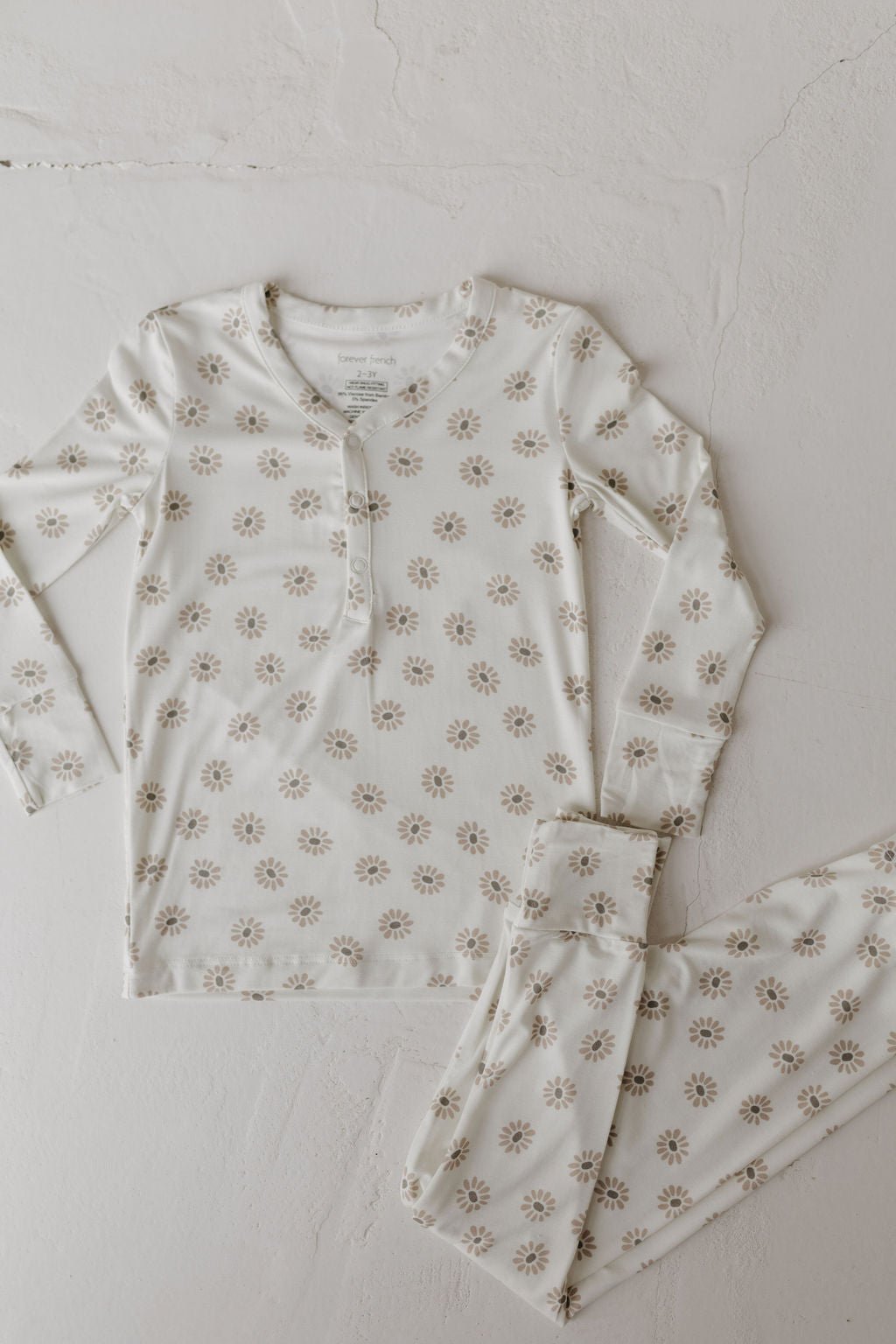 Bamboo Two Piece Pajamas | Daisy Fields - Tenth & Pine - Pajamas - 2/3 Years