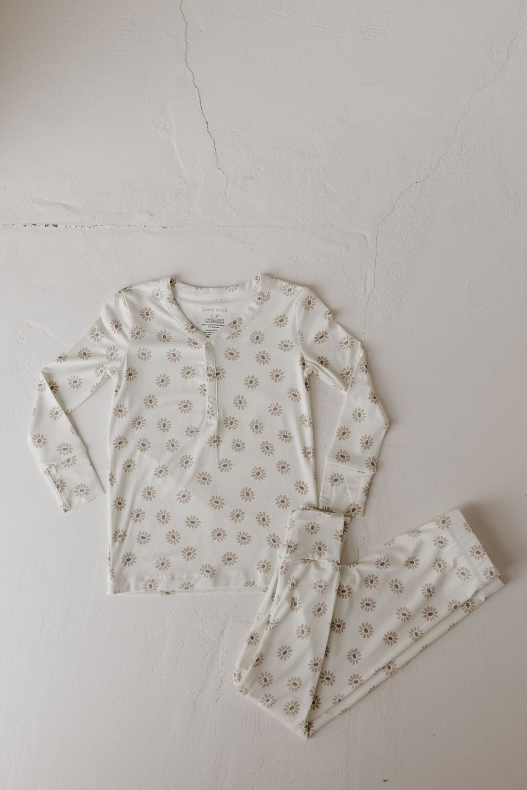 Bamboo Two Piece Pajamas | Daisy Fields - Tenth & Pine - Pajamas - 2/3 Years