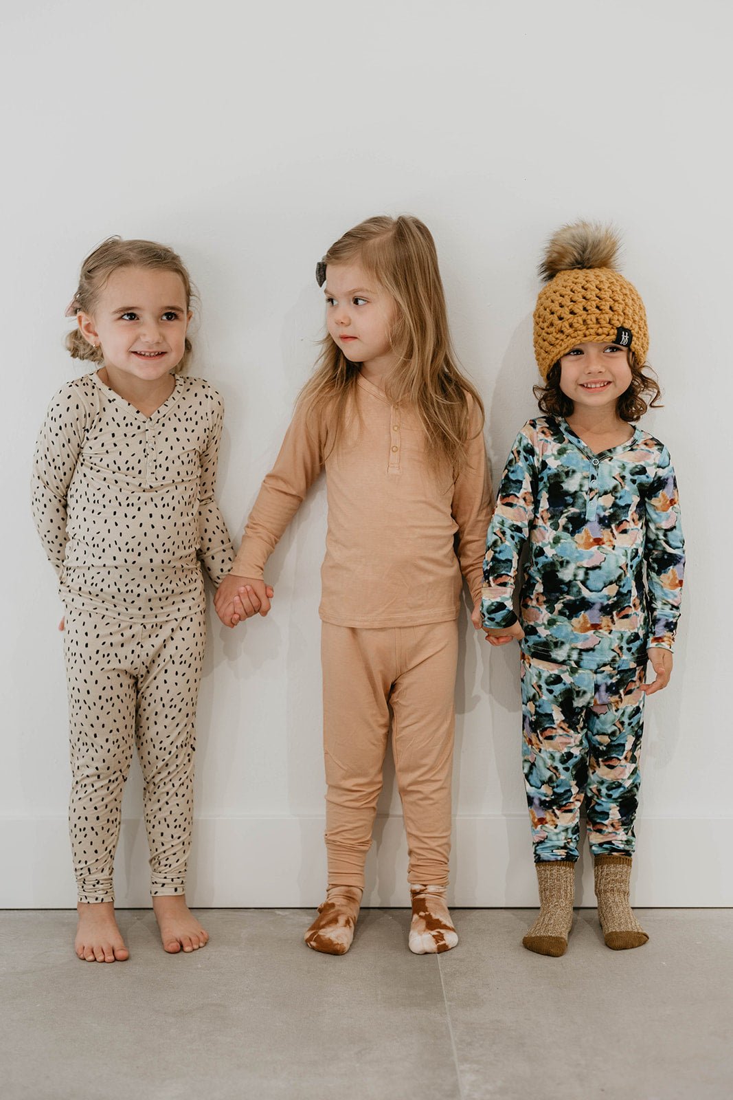 Bamboo Zip Pajamas | Charli Print - Tenth & Pine - Newborn