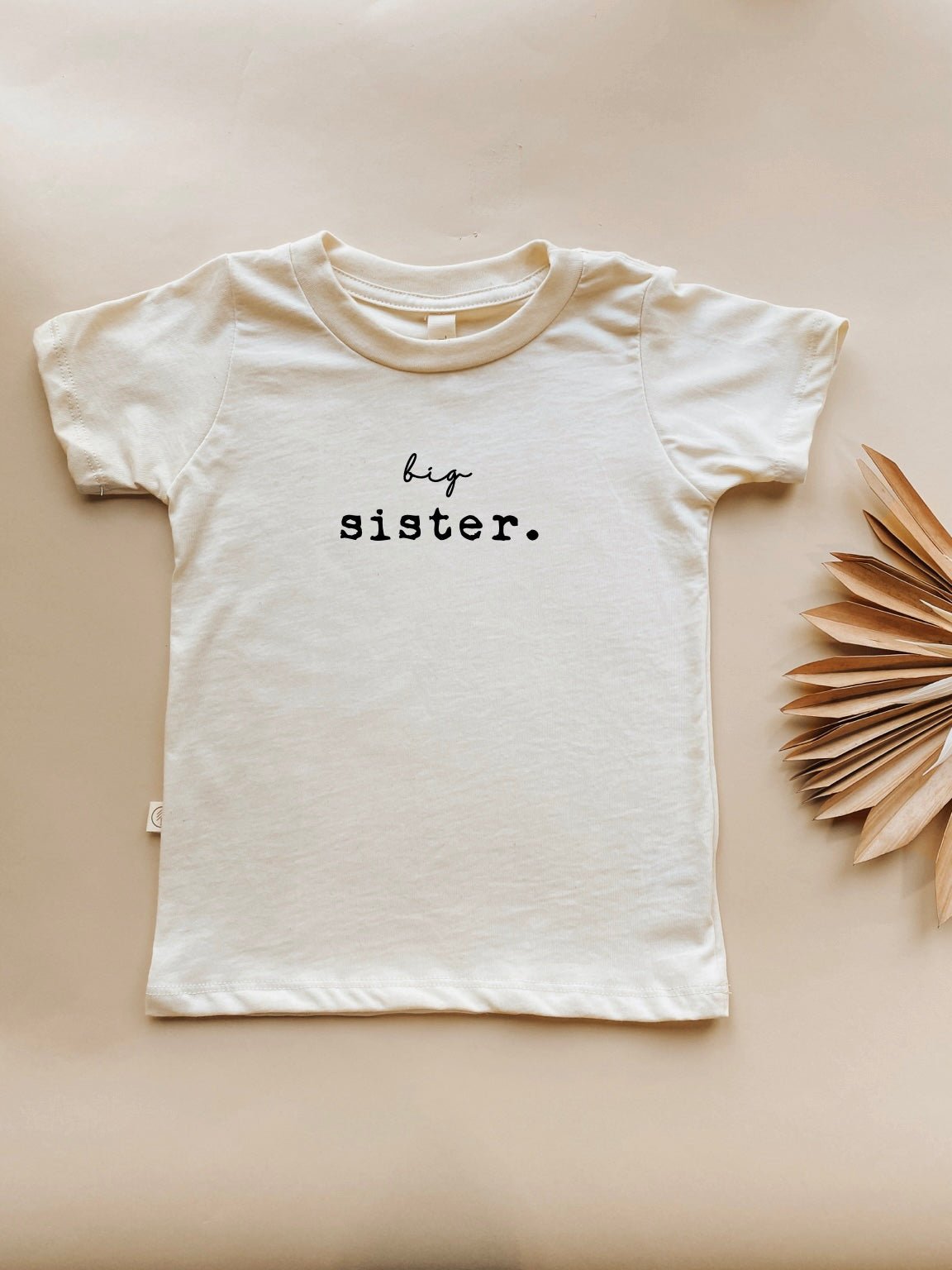 Big Sister Organic Cotton Short Sleeve Toddler T-Shirt - Tenth & Pine - Short Sleeve Tee - 2T - Tenth & Pine