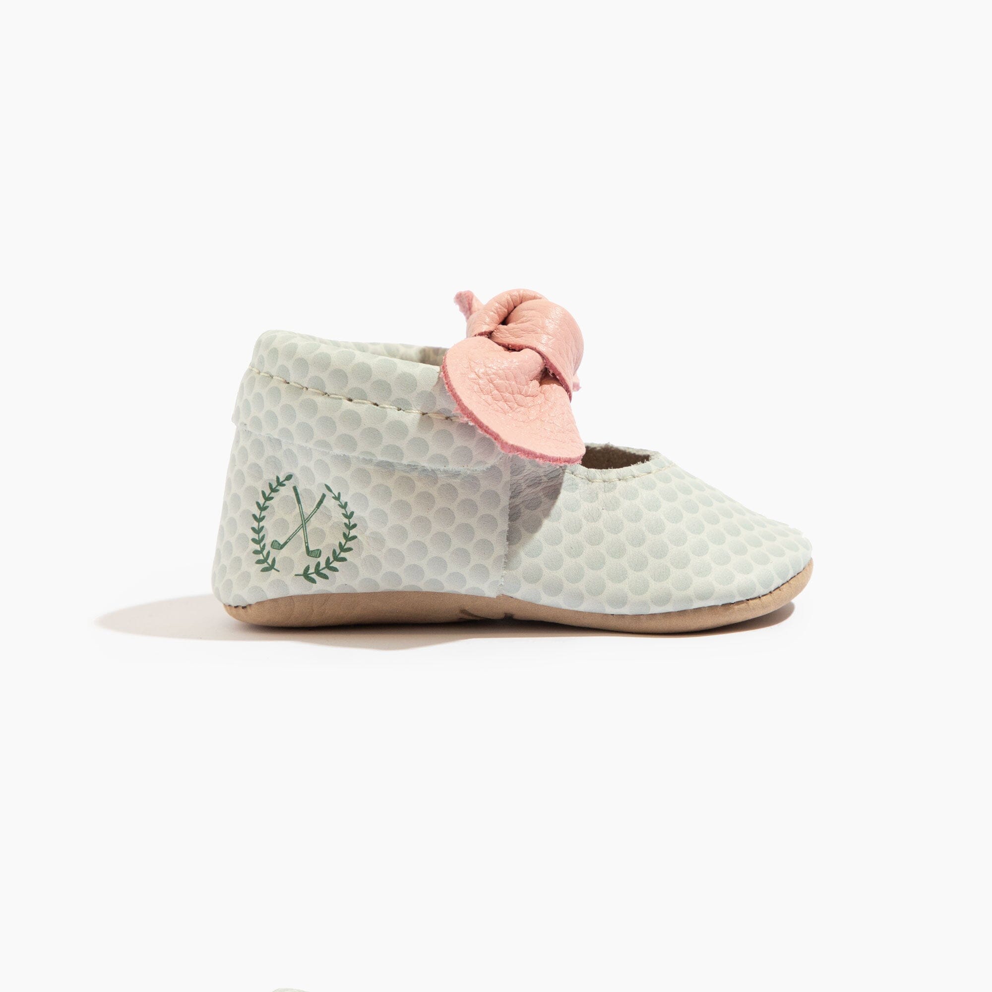 Birdie Knotted Bow Baby Shoe - Tenth & Pine - Knotted Bow Mocc - Soft Sole - 1