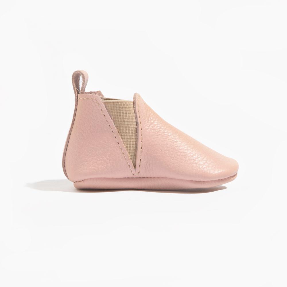 Blush Chelsea Boot Baby Shoe - Tenth & Pine - Chelsea Boot - Soft Sole - 1