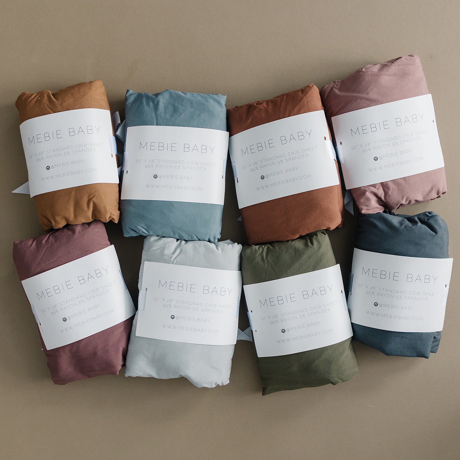 Charcoal Bamboo Stretch Crib Sheet - Tenth & Pine -