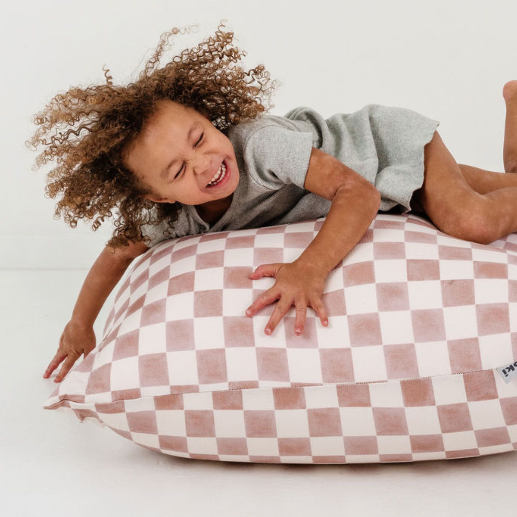 Checker Gumdrop Bean Bag - Tenth & Pine - Bean Bag -