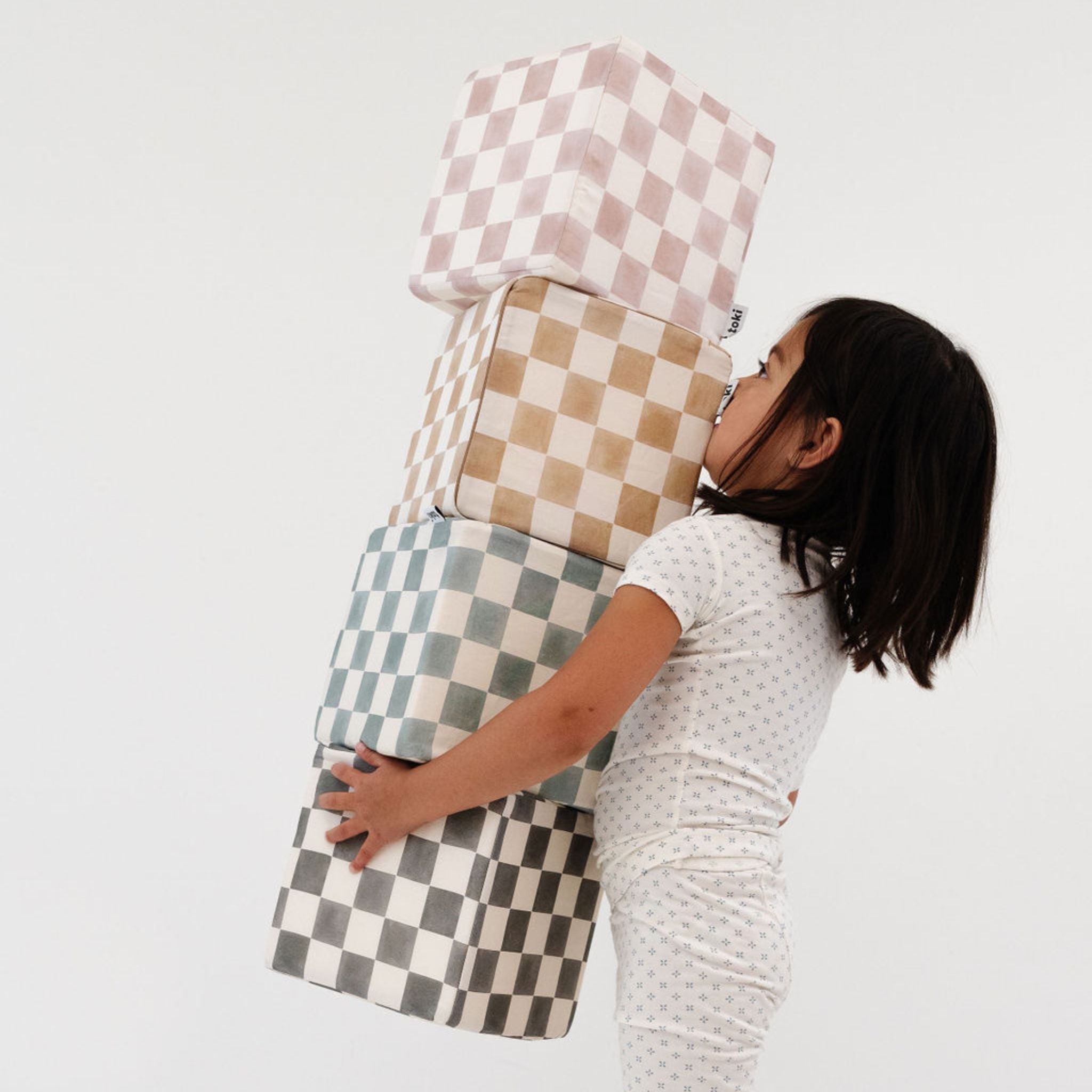 Checker Toffee Play Cube - Tenth & Pine - Play Cube -