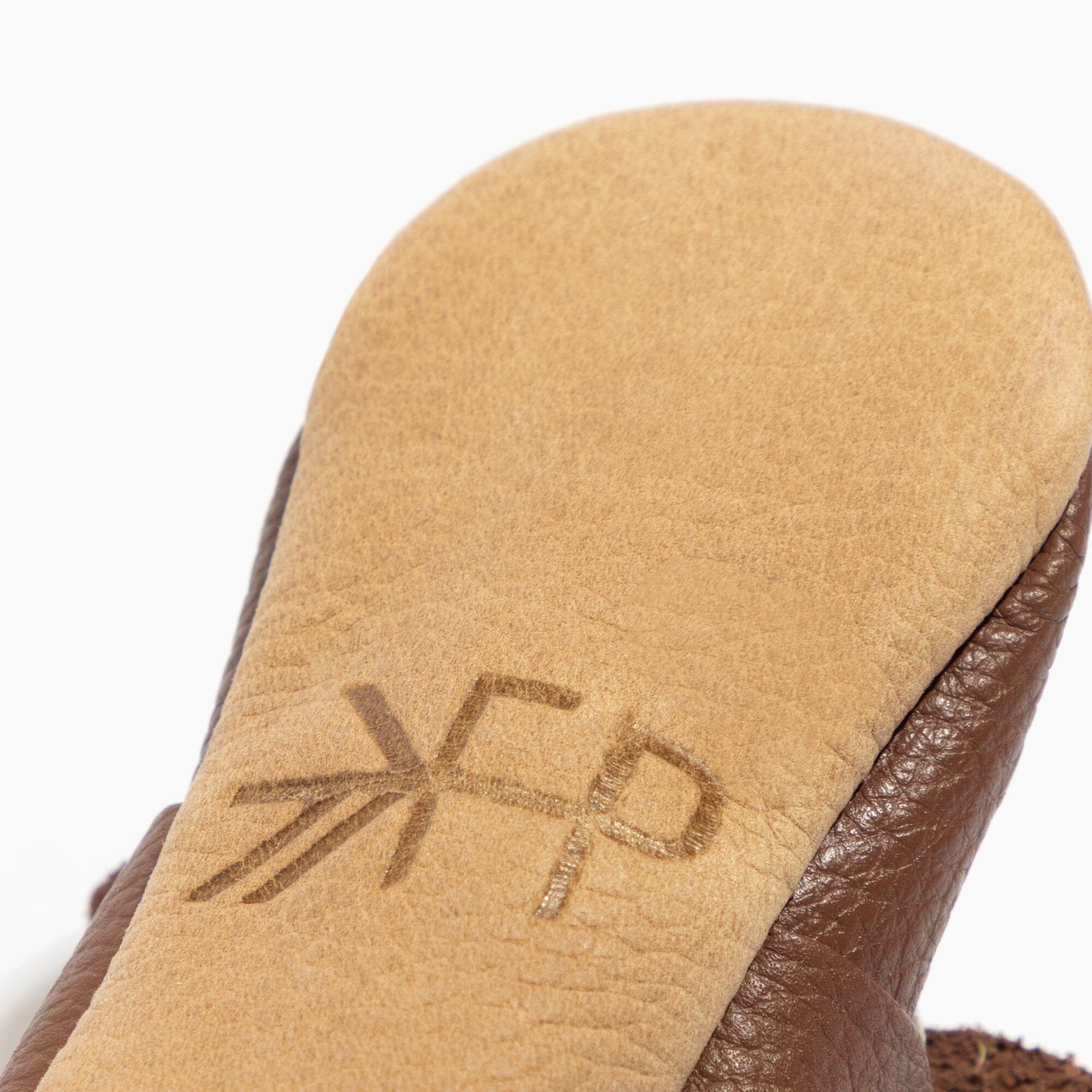 Chestnut Knotted Bow Baby Shoe - Tenth & Pine - Knotted Bow Mocc - Soft Sole - 1