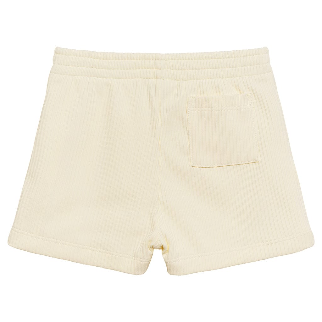 Cream Rib Mini Swim Trunk - Tenth & Pine - Mini Swimwear - 0 - 6 Months - Cream Rib - Montce