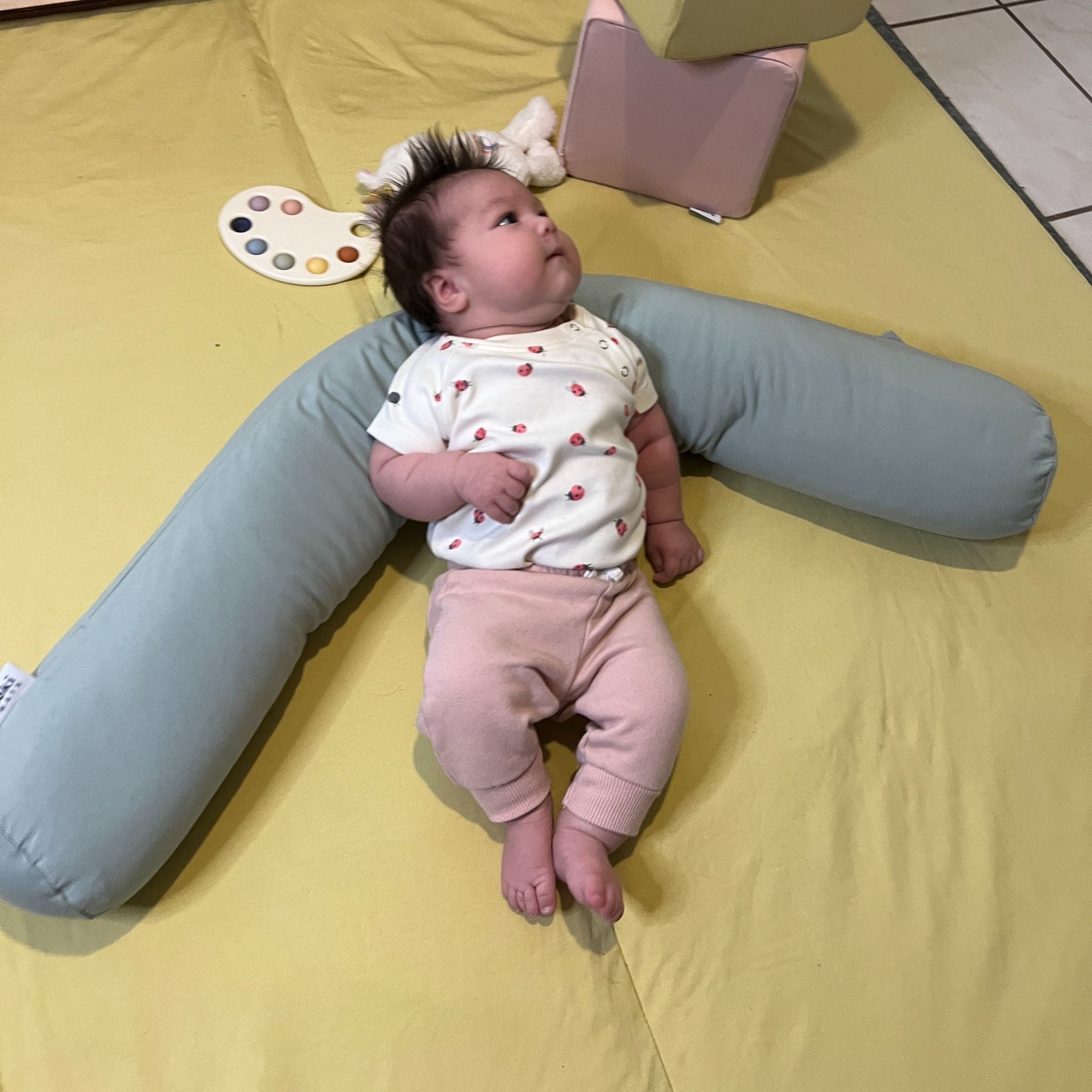 Daisy Jersey Mat - Tenth & Pine - Organic Cotton Padded Mat - Standard