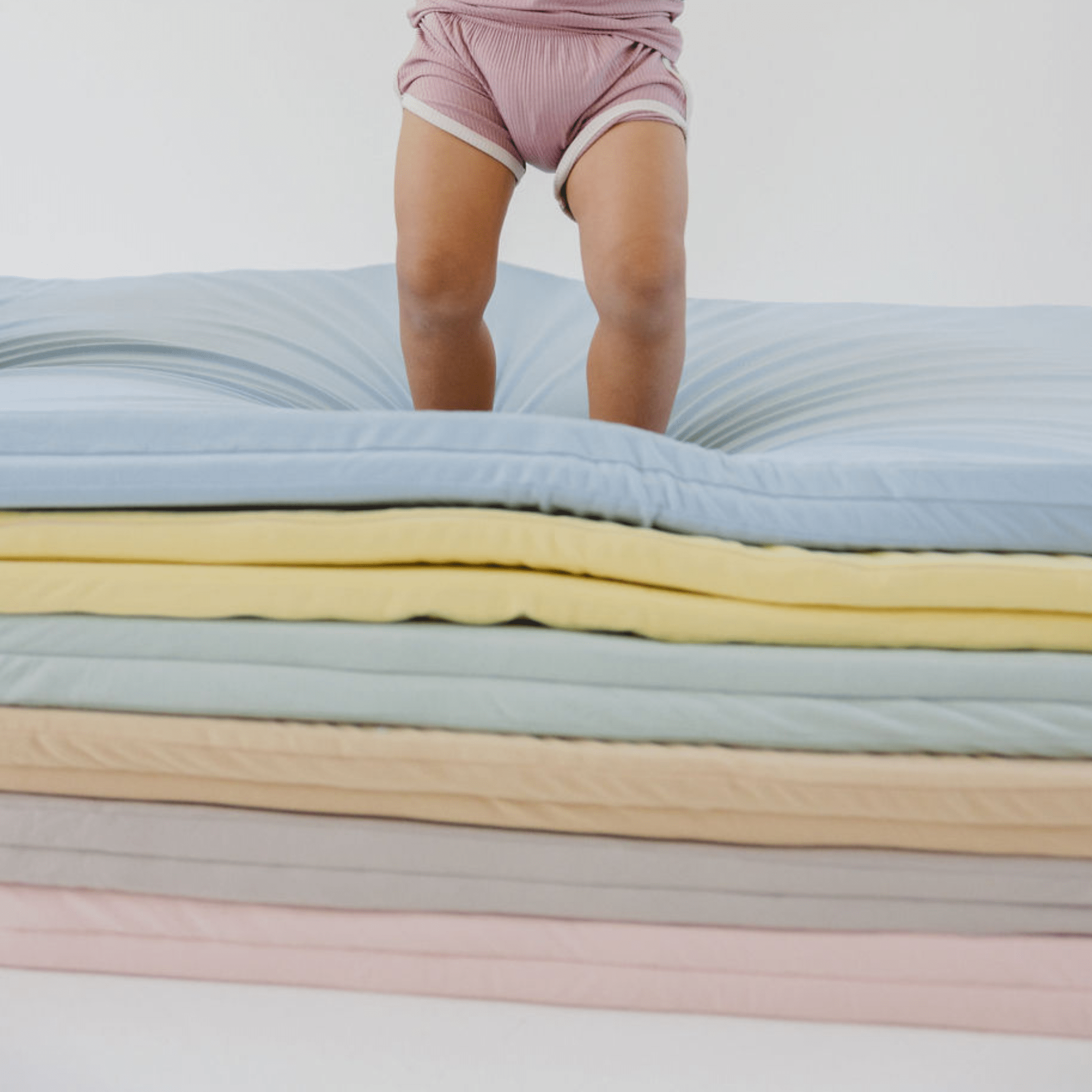 Daisy Jersey Mat - Tenth & Pine - Organic Cotton Padded Mat - Standard