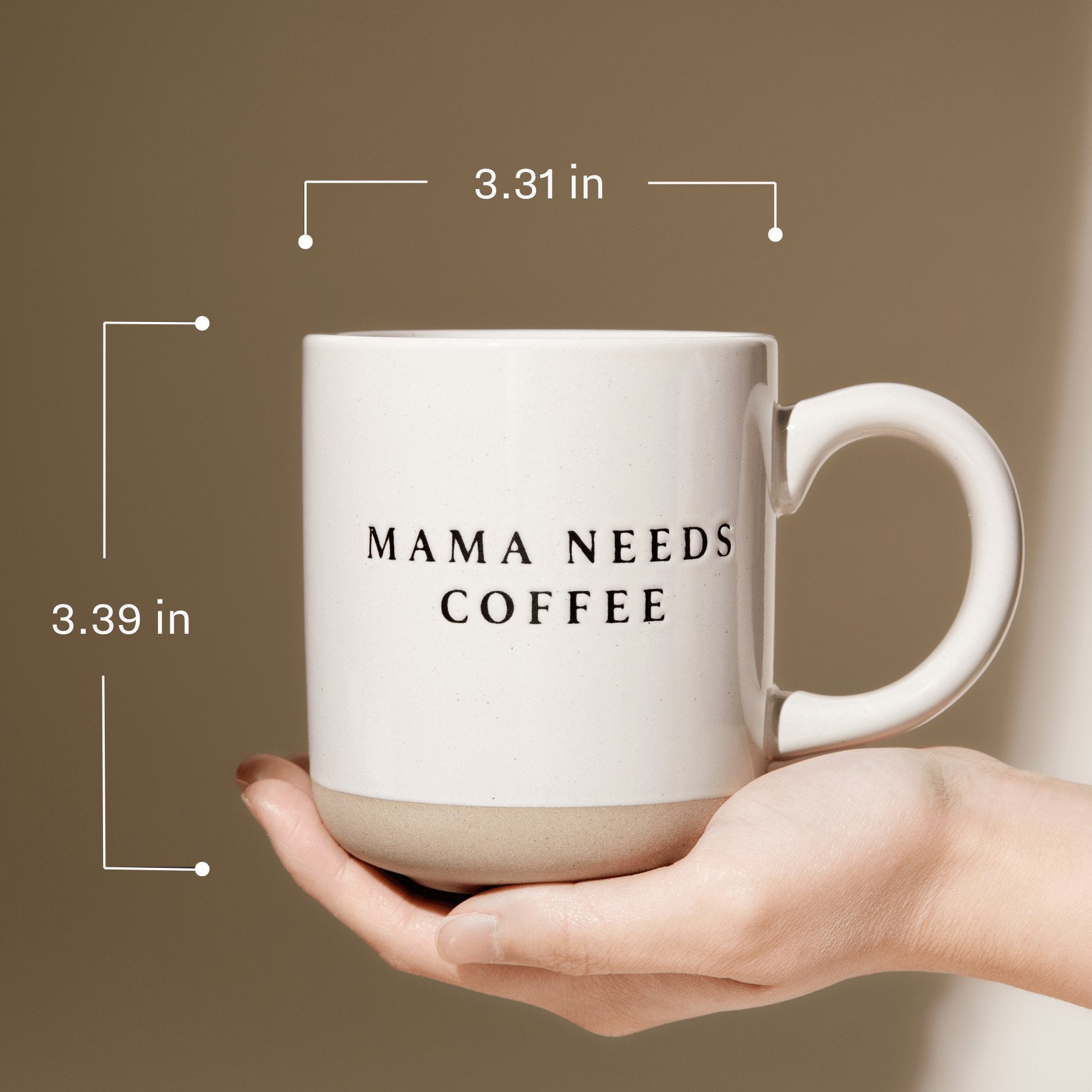 Dog Mom 14oz. Stoneware Coffee Mug - Tenth & Pine - Coffee Mugs -