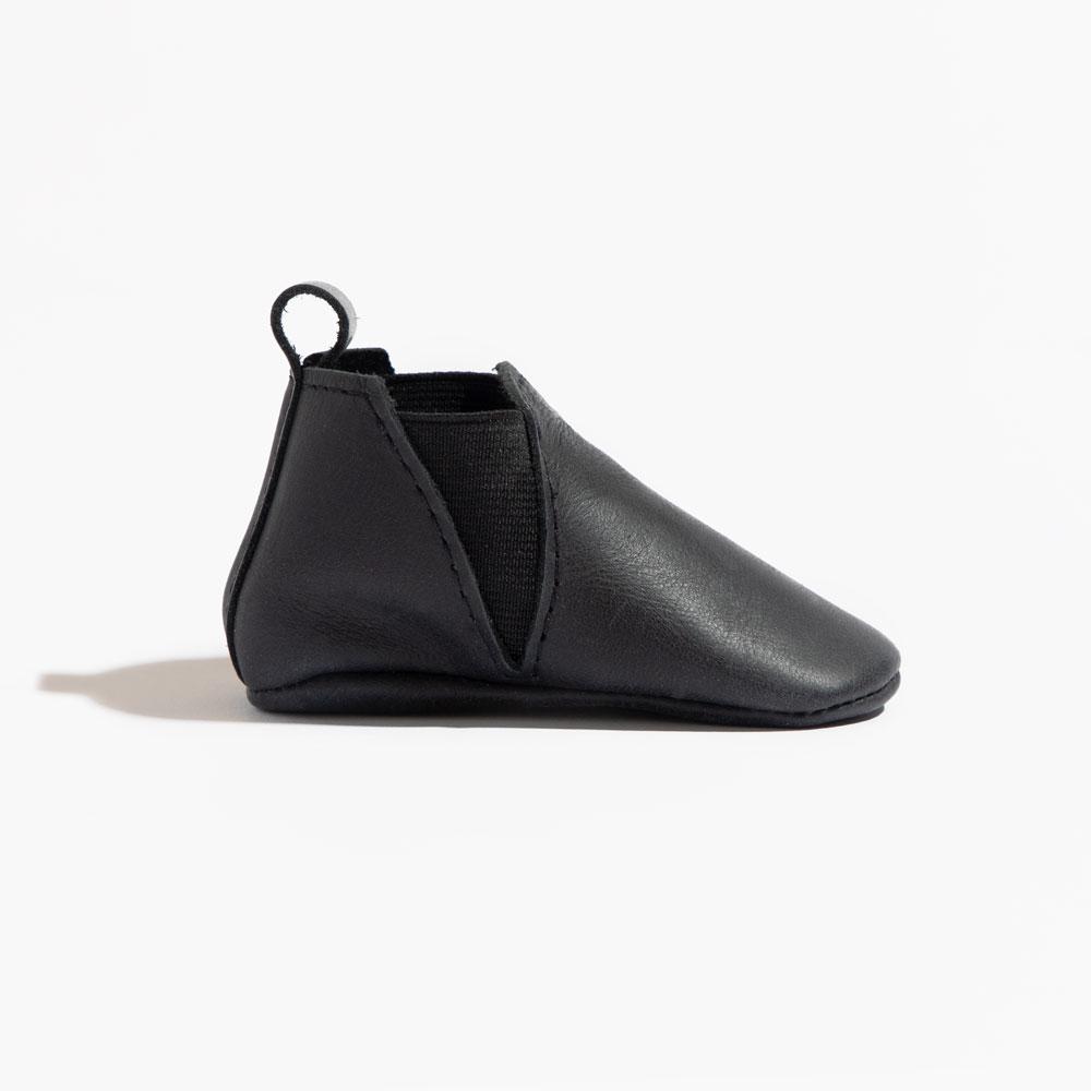 Ebony Chelsea Boot Baby Shoe - Tenth & Pine - Chelsea Boot - Soft Sole - 1