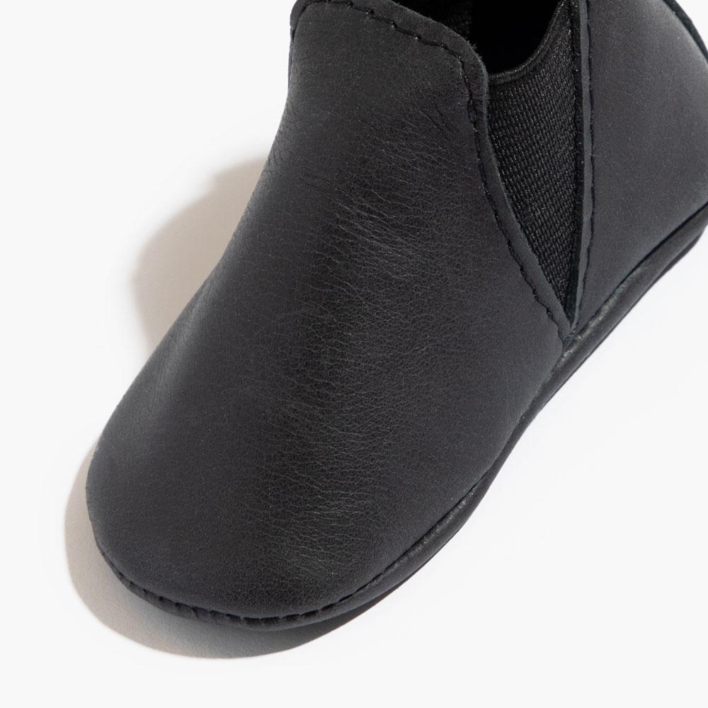 Ebony Chelsea Boot Baby Shoe - Tenth & Pine - Chelsea Boot - Soft Sole - 1