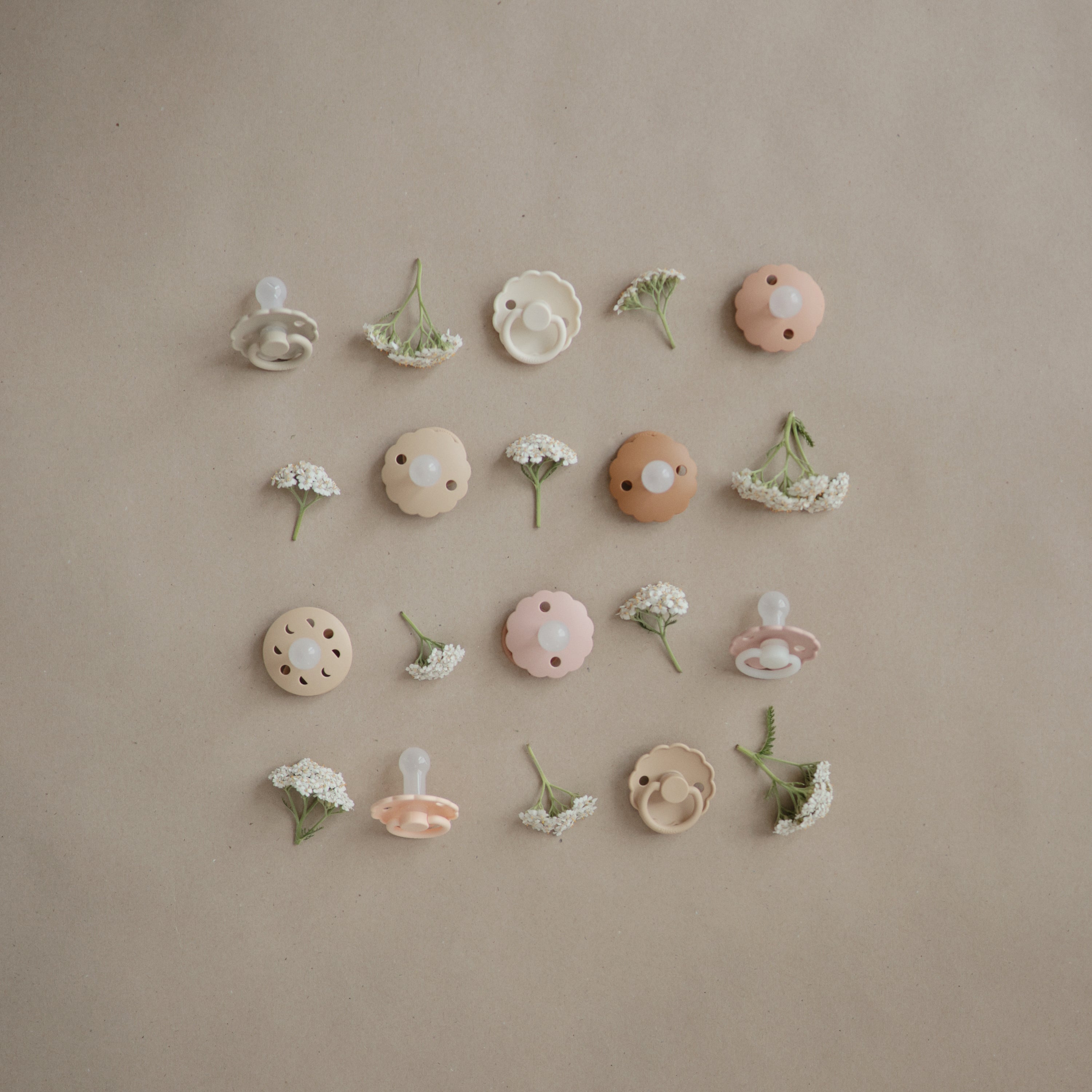 FRIGG Moon Silicone Pacifier 2 - Pack - Tenth & Pine - FRIGG PACIFIERS - 6 - 18 months - Soft Lilac/Daffodil