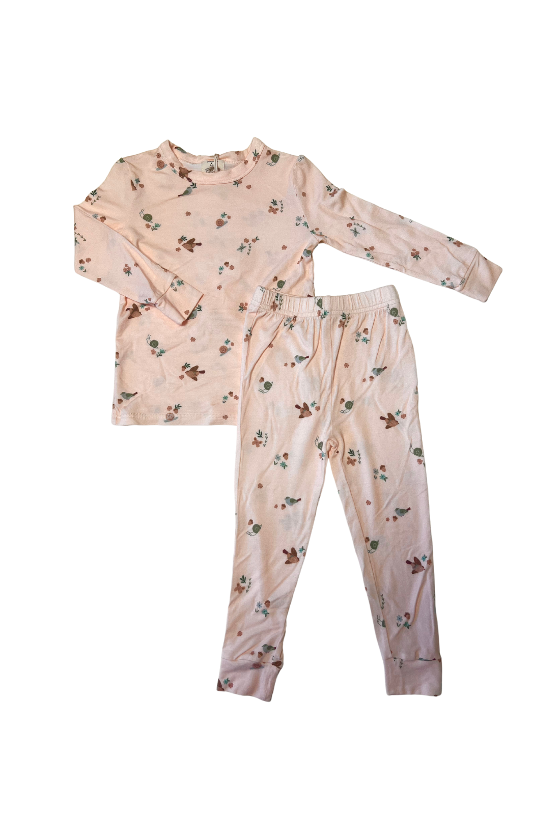 Toddler Modal Pajama Set in Birds