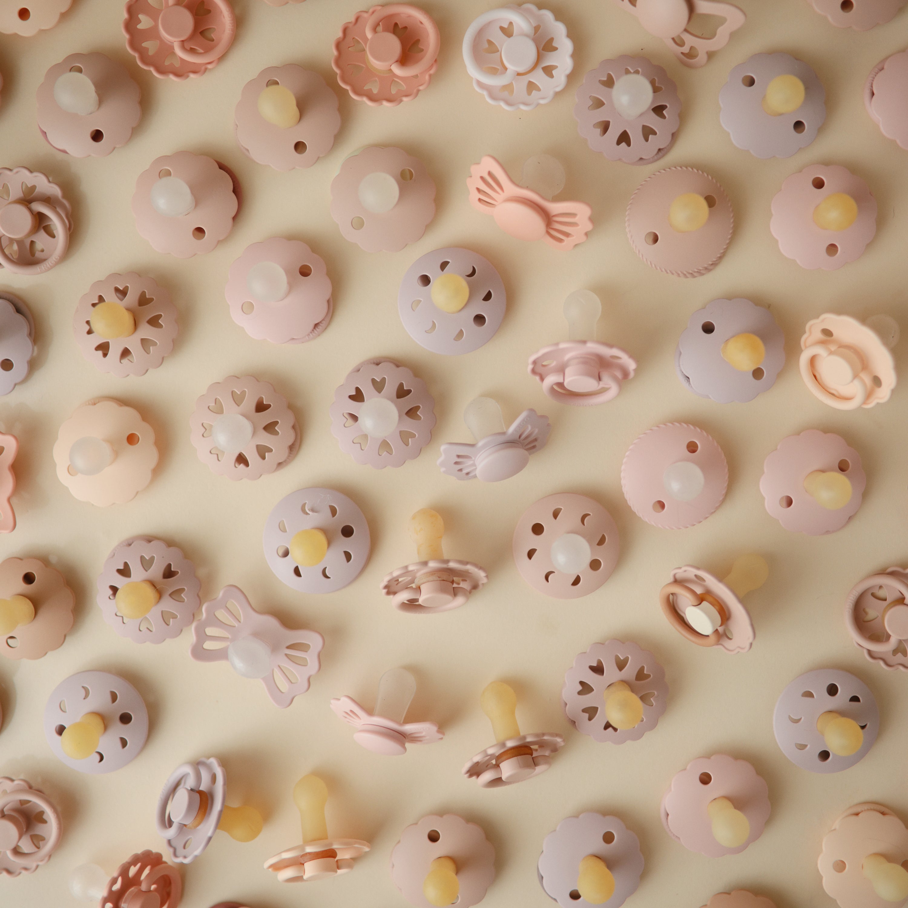 FRIGG Moon Natural Rubber Pacifier 2 - Pack - Tenth & Pine - FRIGG PACIFIERS - 6 - 18 months - Sage/Portobello