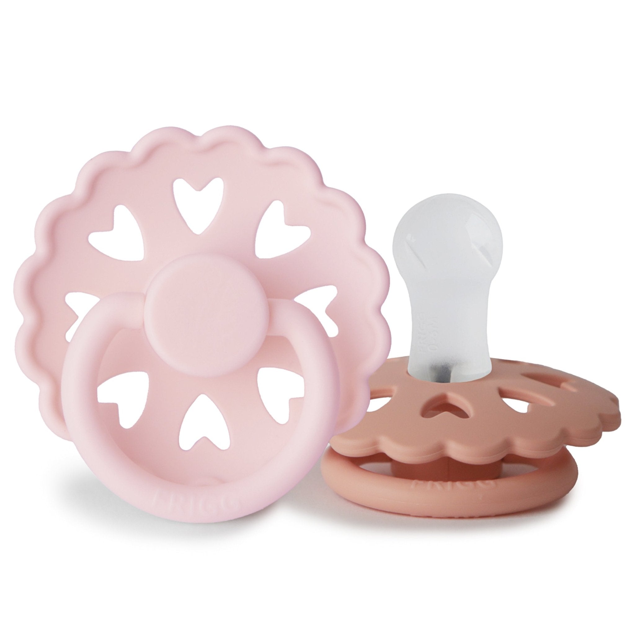 FRIGG Andersen Fairytale Silicone Pacifier 2 - Pack - Tenth & Pine - FRIGG PACIFIERS - 0 - 6 months - White Lilac/Pretty In Peach