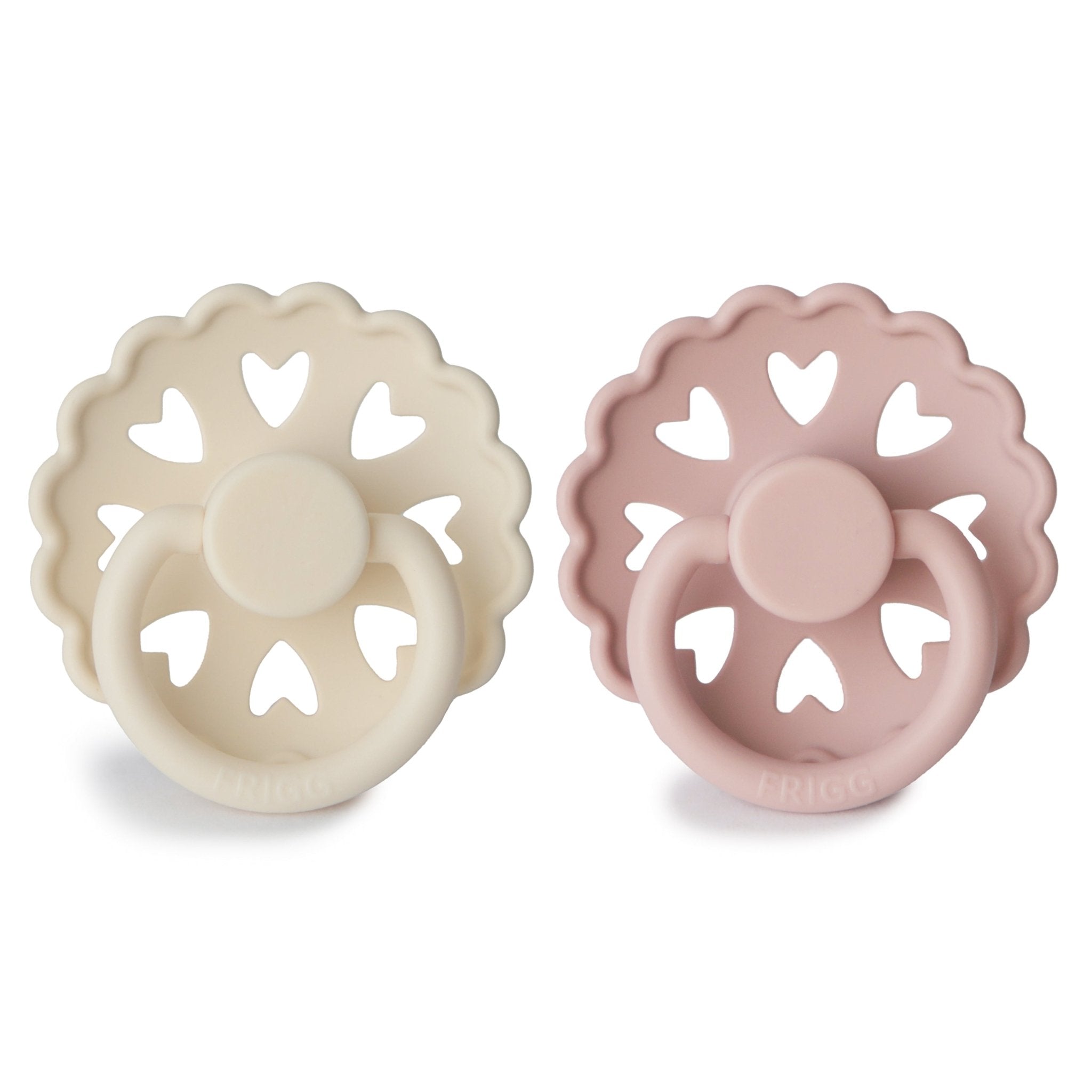 FRIGG Andersen Fairytale Silicone Pacifier 2 - Pack - Tenth & Pine - FRIGG PACIFIERS - 6 - 18 months - Cream/Blush