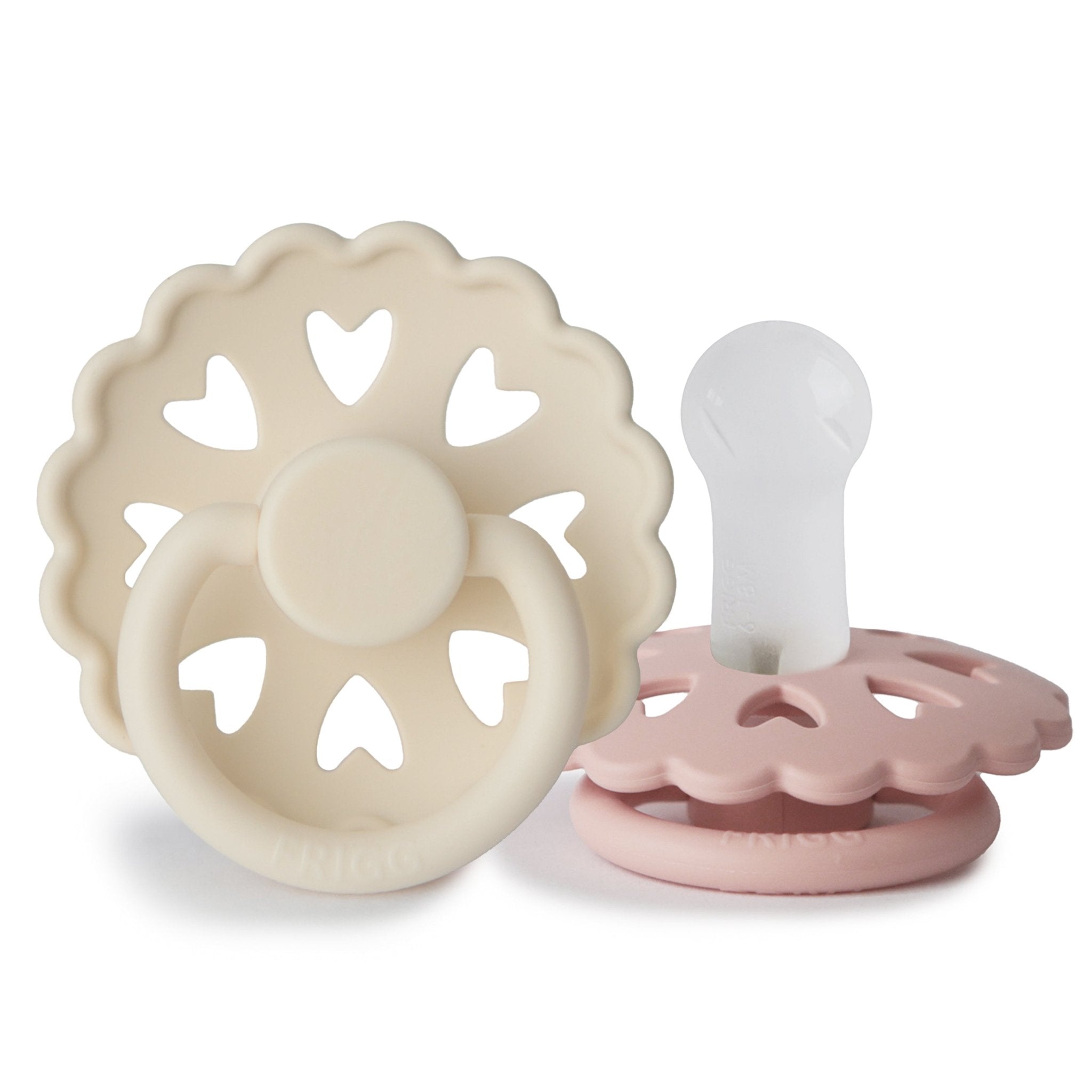 FRIGG Andersen Fairytale Silicone Pacifier 2 - Pack - Tenth & Pine - FRIGG PACIFIERS - 6 - 18 months - Cream/Blush