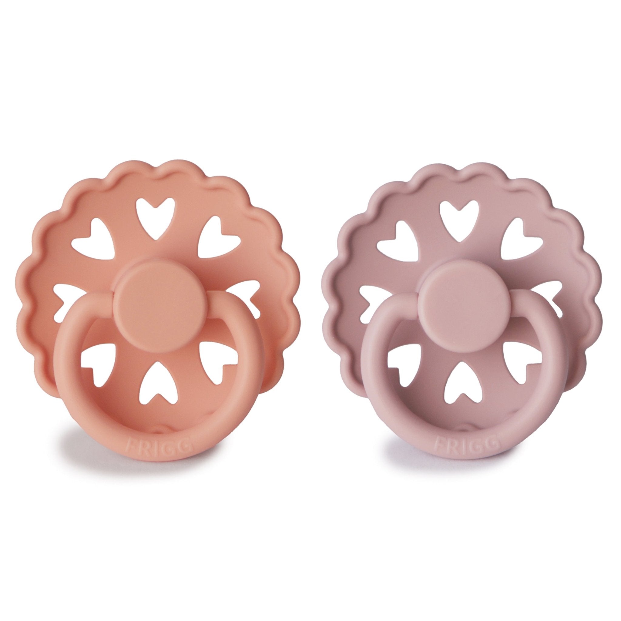 FRIGG Andersen Fairytale Silicone Pacifier 2 - Pack - Tenth & Pine - FRIGG PACIFIERS - 6 - 18 months - Pretty in Peach/Primrose
