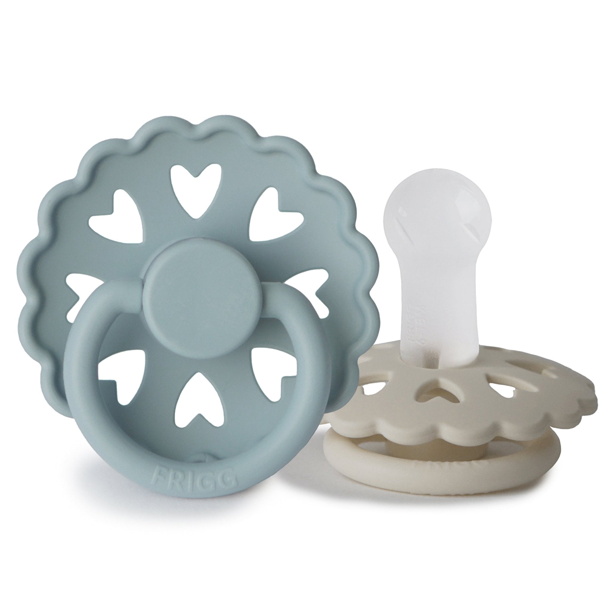 FRIGG Andersen Fairytale Silicone Pacifier 2 - Pack - Tenth & Pine - FRIGG PACIFIERS - 6 - 18 months - Stone Blue/Willow Gray