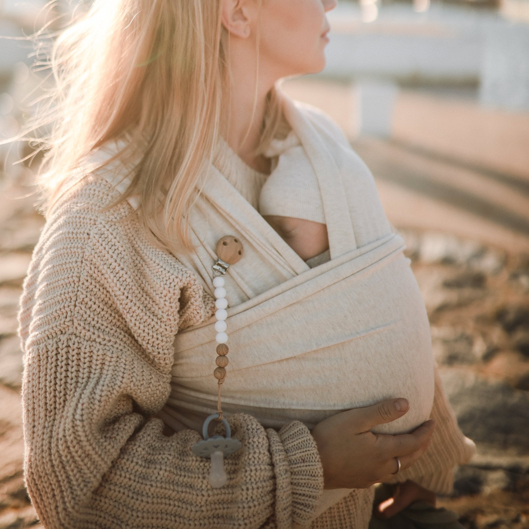 FRIGG Andersen Fairytale Silicone Pacifier 2 - Pack - Tenth & Pine - FRIGG PACIFIERS - 6 - 18 months - Stone Blue/Willow Gray