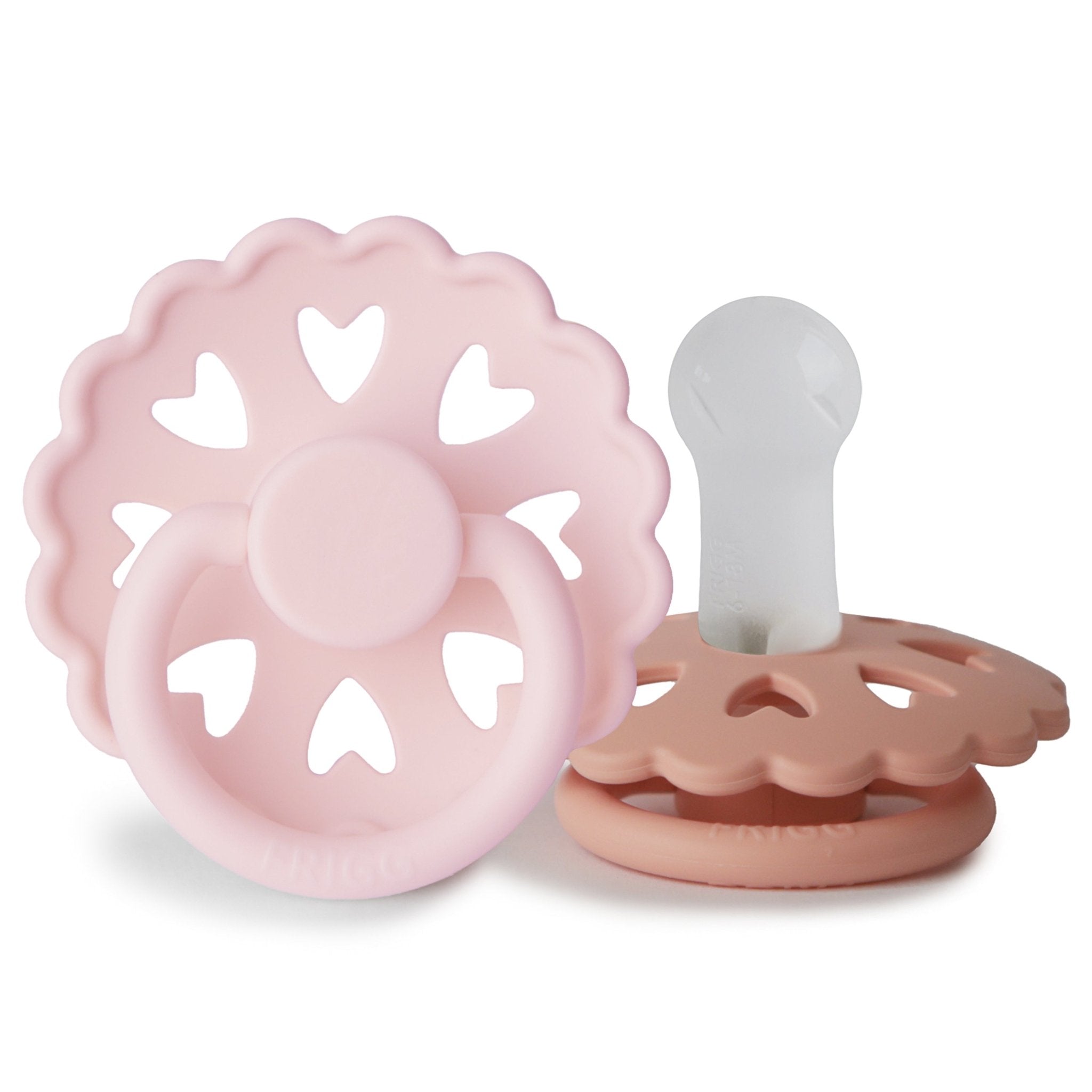 FRIGG Andersen Fairytale Silicone Pacifier 2 - Pack - Tenth & Pine - FRIGG PACIFIERS - 6 - 18 months - White Lilac/Pretty In Peach