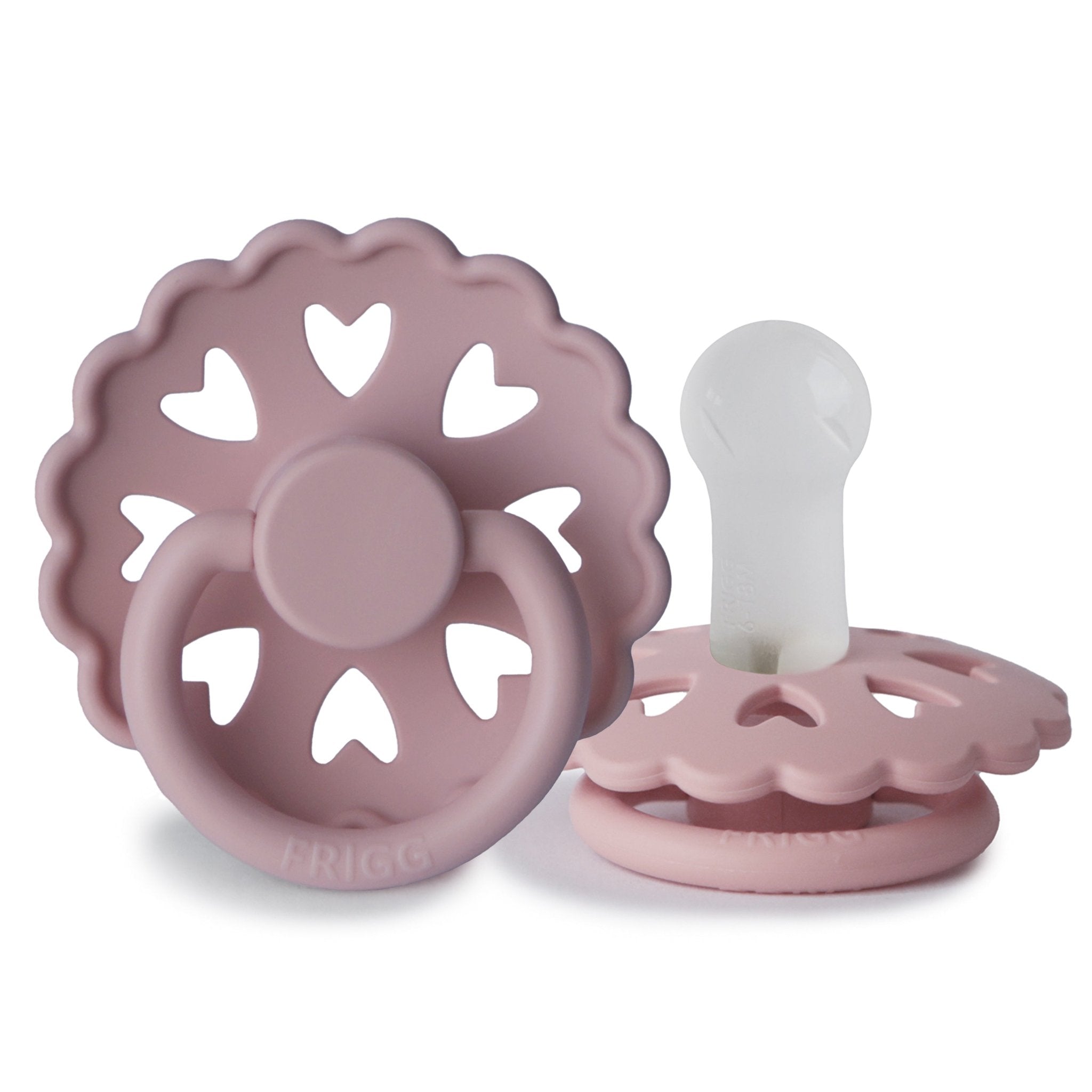FRIGG Andersen Fairytale Silicone Pacifier 2 - Pack - Tenth & Pine - FRIGG PACIFIERS - 6 - 18 months - Twilight Mauve/Primrose