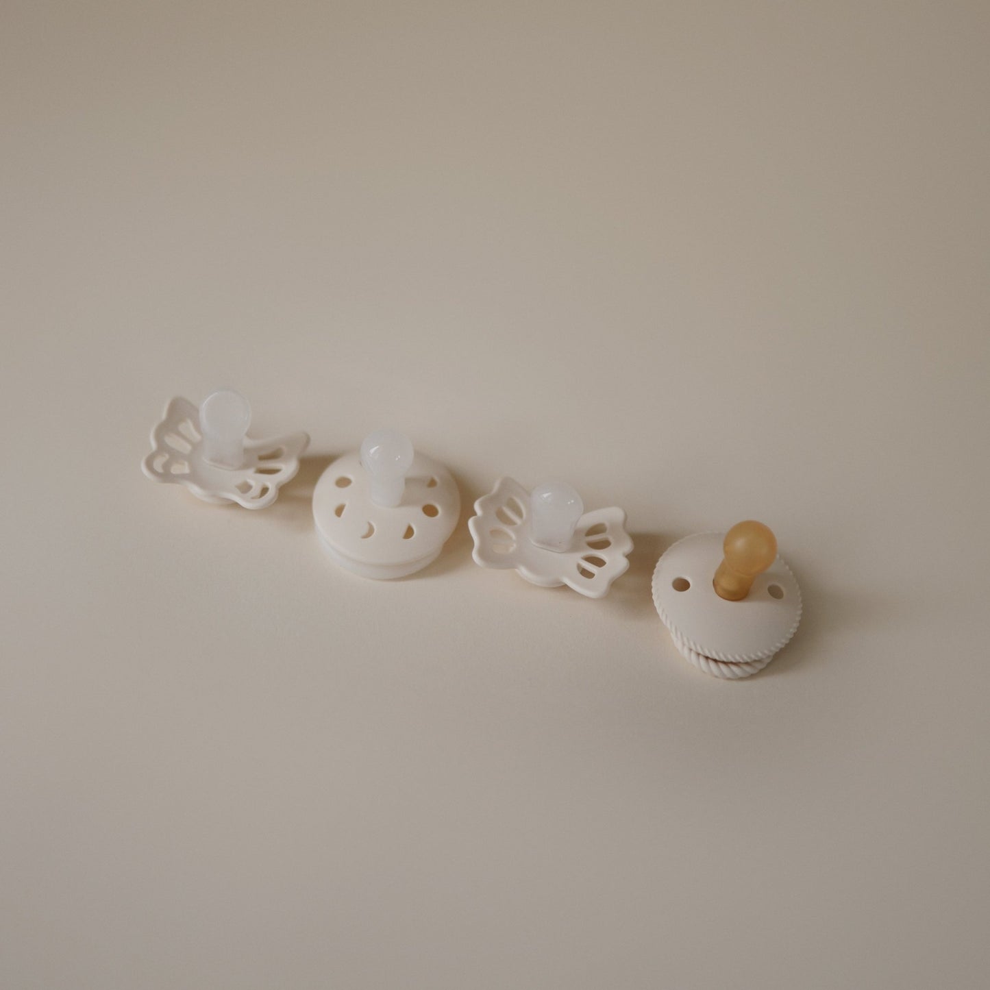 FRIGG Baby's First Pacifier Moonlight Sailing (Cream) 4 - Pack - Tenth & Pine - FRIGG PACIFIERS -