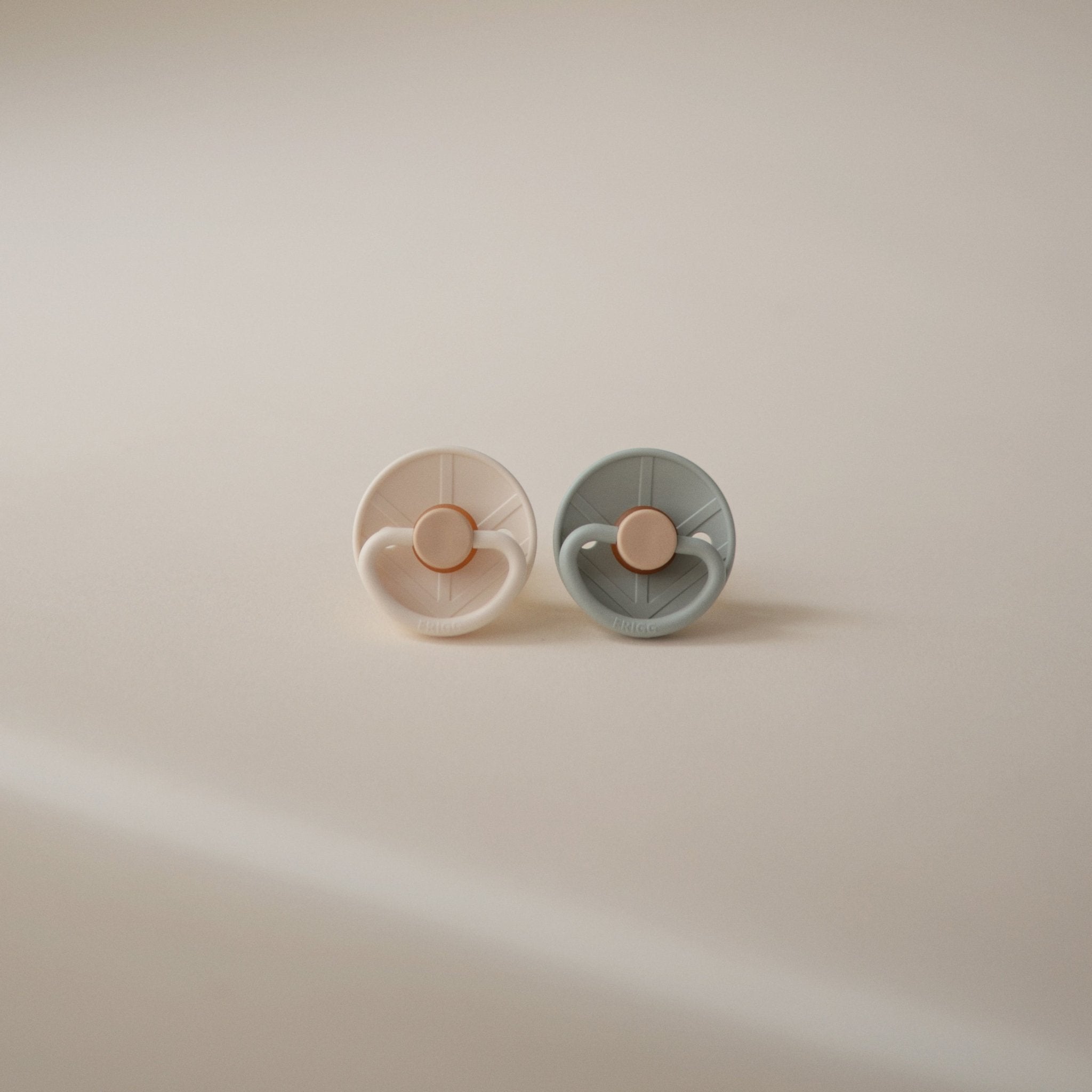 FRIGG Little Viking Silicone 2 - Pack - Tenth & Pine - Pacifiers & Teethers - 6 - 18 months - Sage/Olive