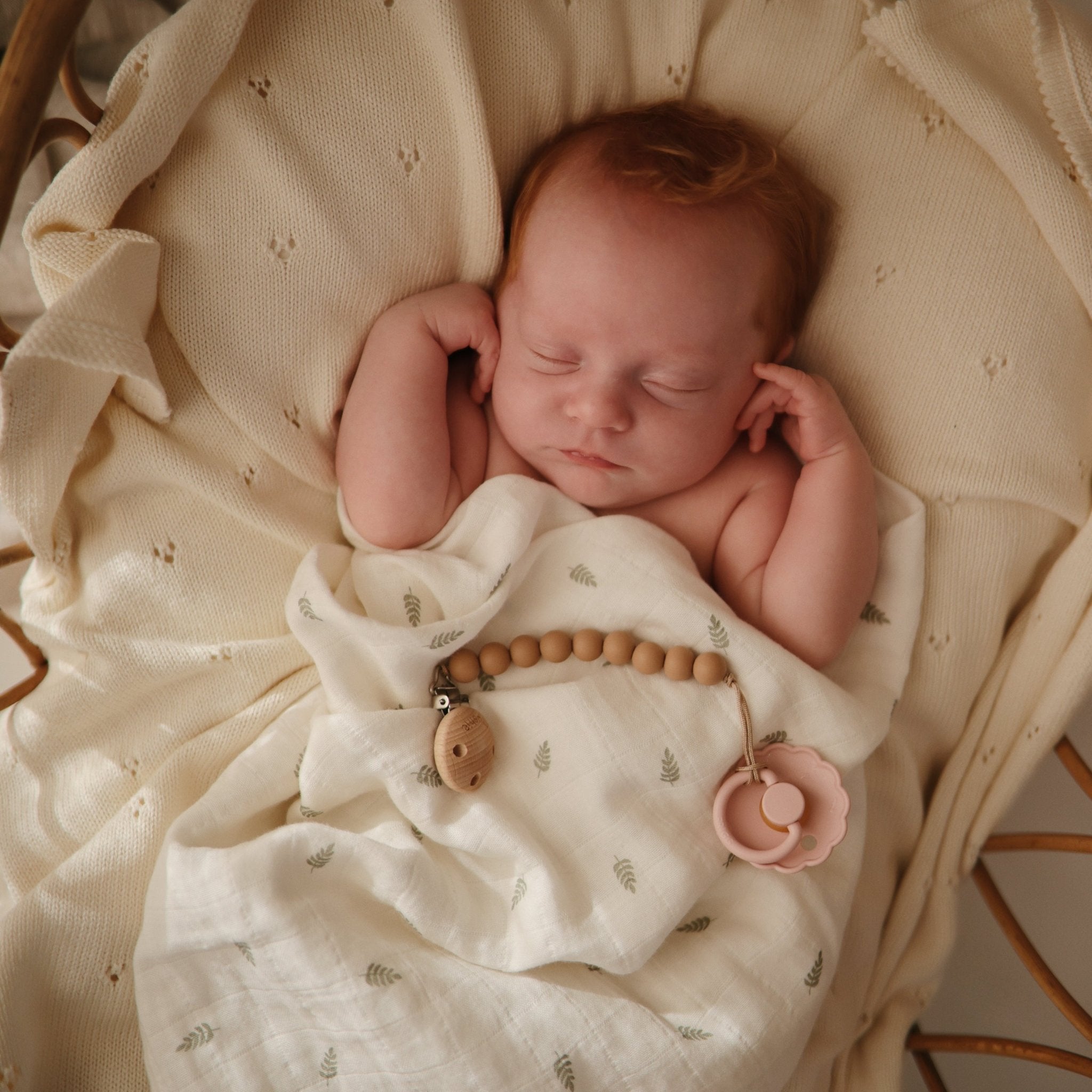 FRIGG Natural Rubber Pacifier 4 - Pack - Tenth & Pine - FRIGG PACIFIERS - 6 - 18 Months - Sunset Bliss