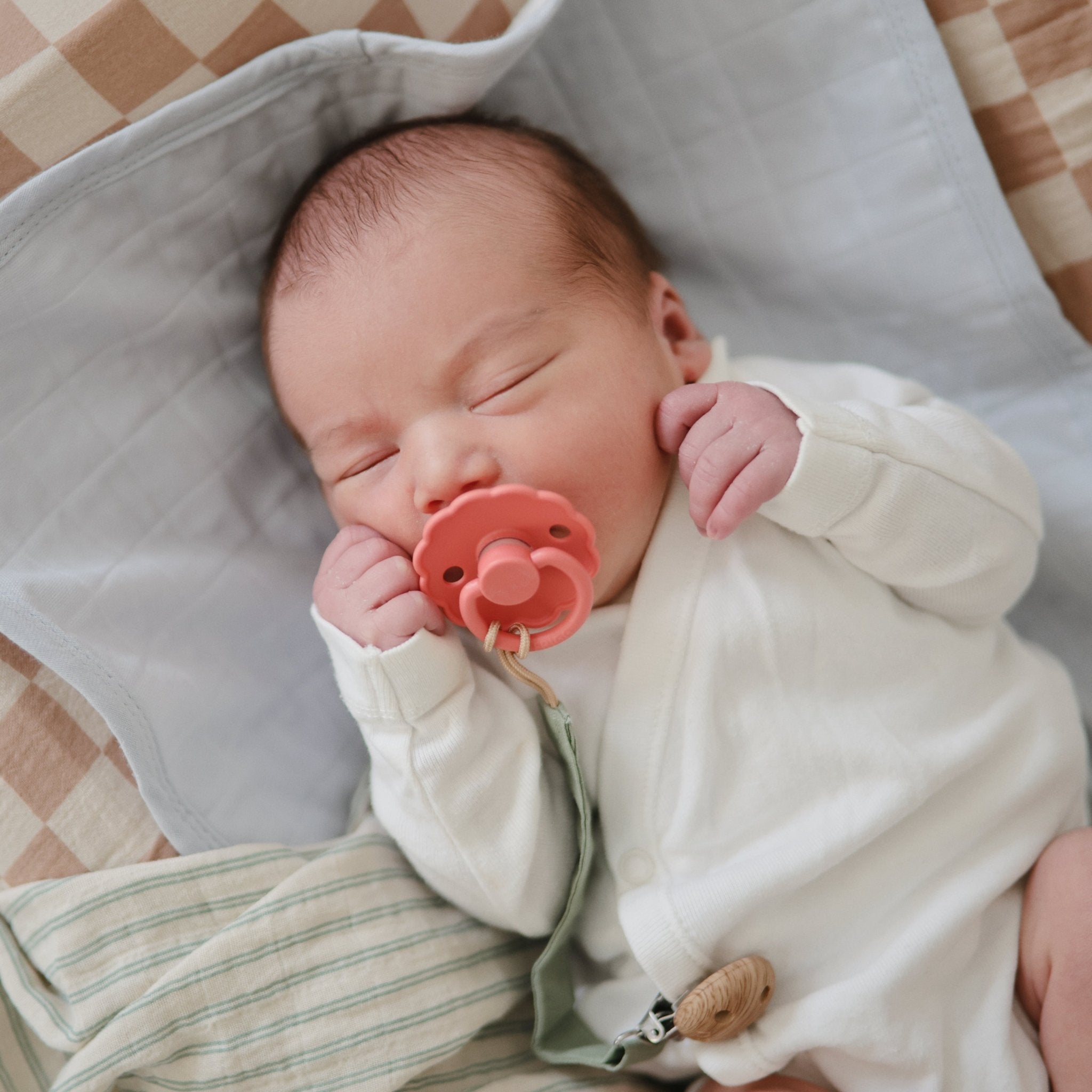 FRIGG Silicone Pacifier 4 - Pack - Tenth & Pine - FRIGG PACIFIERS - 6 - 18 Months - Sunset Bliss