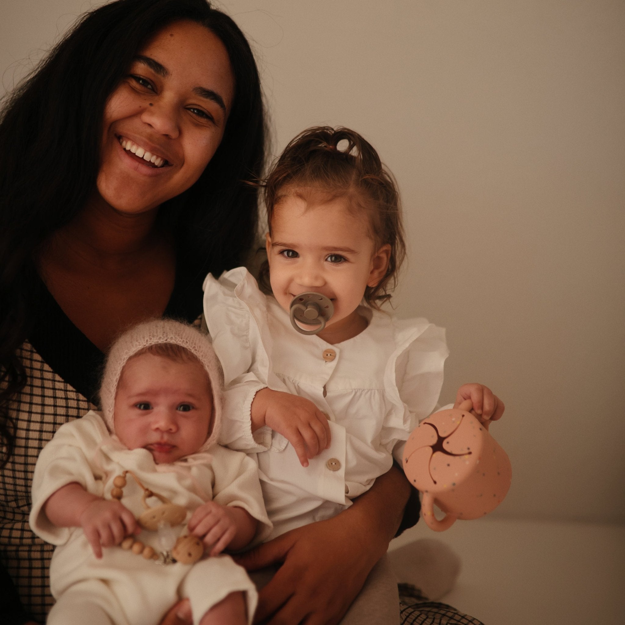 FRIGG Silicone Pacifier 4 - Pack - Tenth & Pine - FRIGG PACIFIERS - 6 - 18 Months - Sunset Bliss